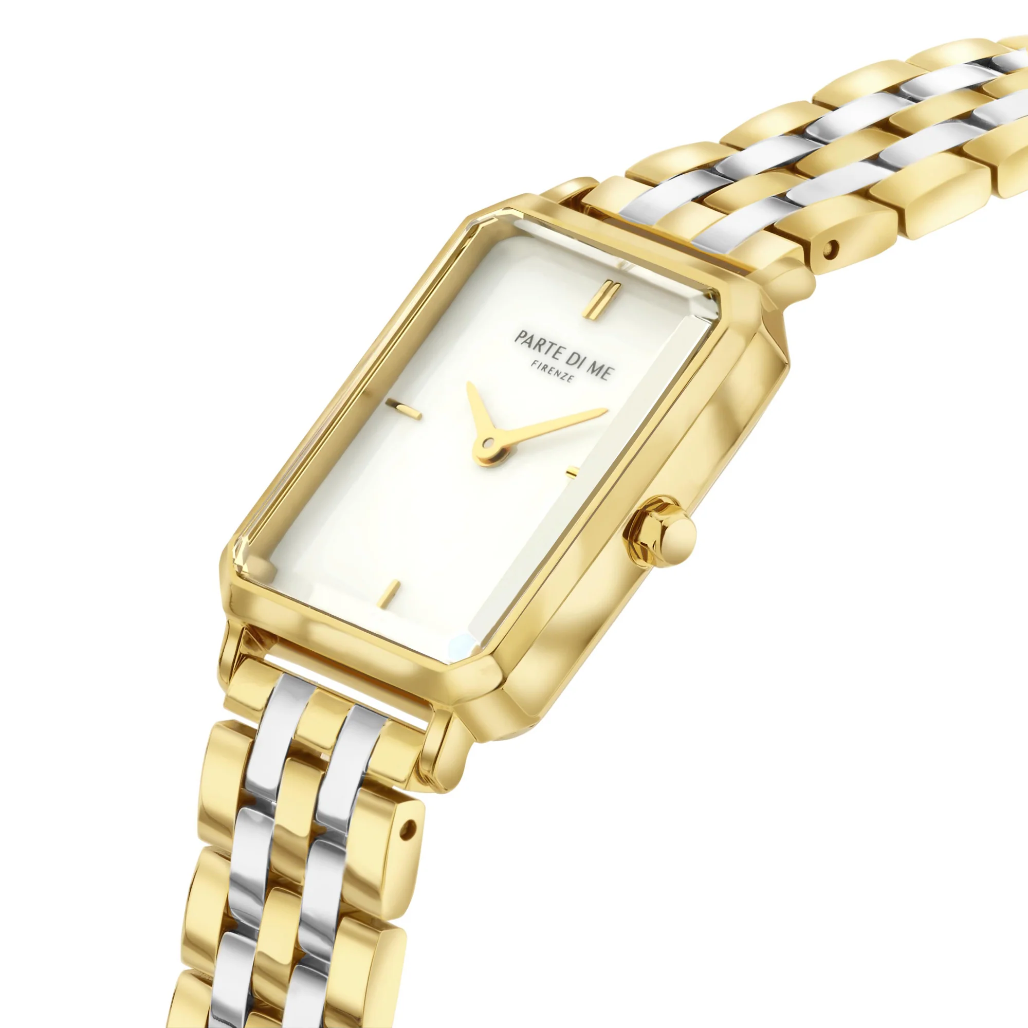 Parte Di Me Orologio Rechthoekig Women'sWatch Gold-coloured and Silver-coloured PDM09008 - Image 4
