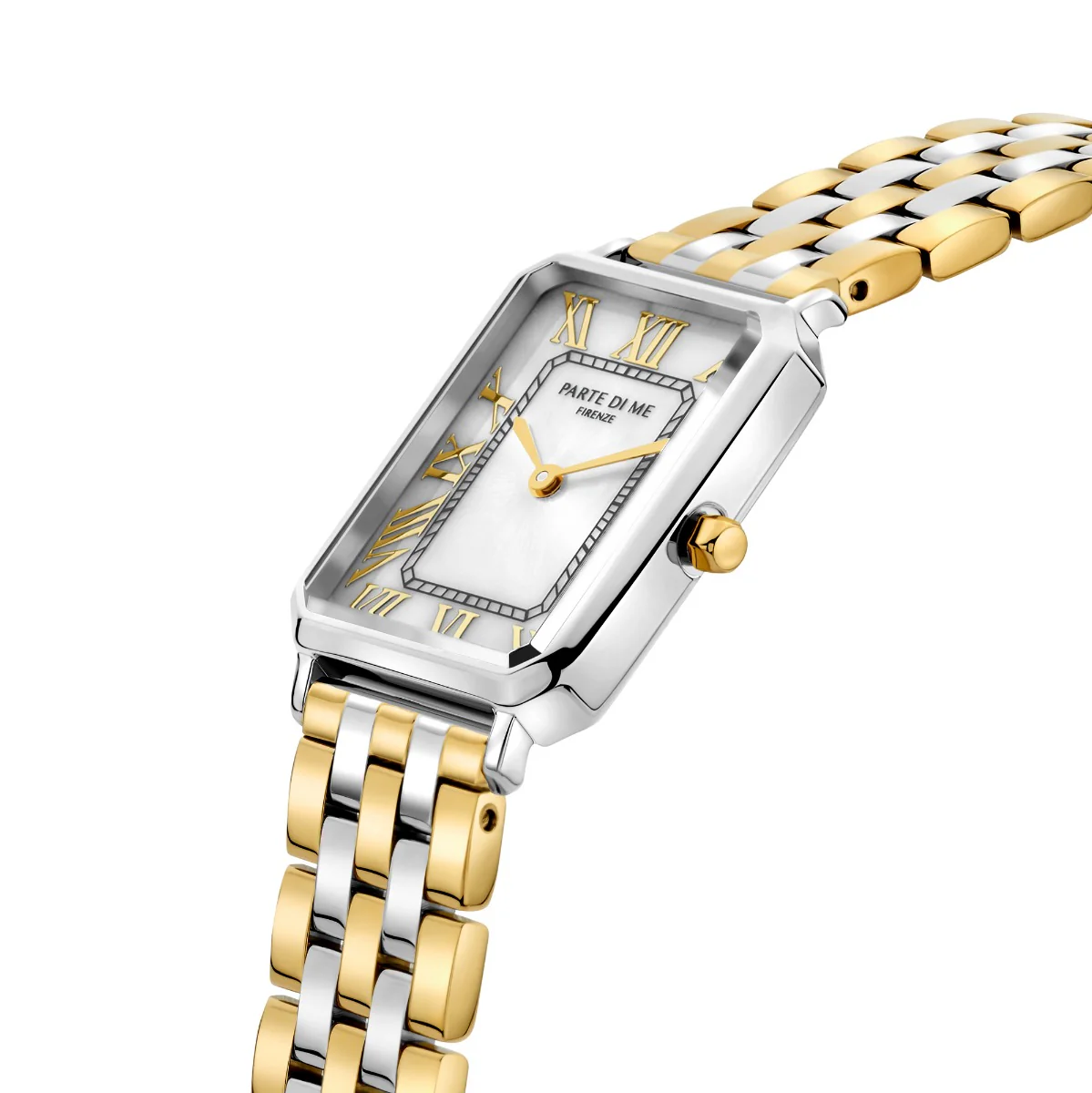 Parte di Me Orologio rectangular ladies watch gold coloured and silver PDM09026 - Image 4
