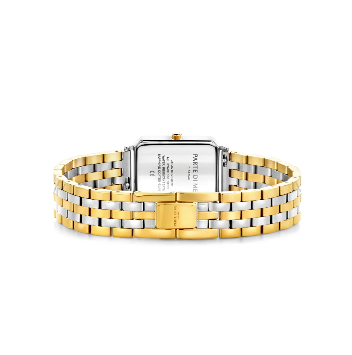 Parte di Me Orologio rectangular ladies watch gold coloured and silver PDM09026 - Image 5