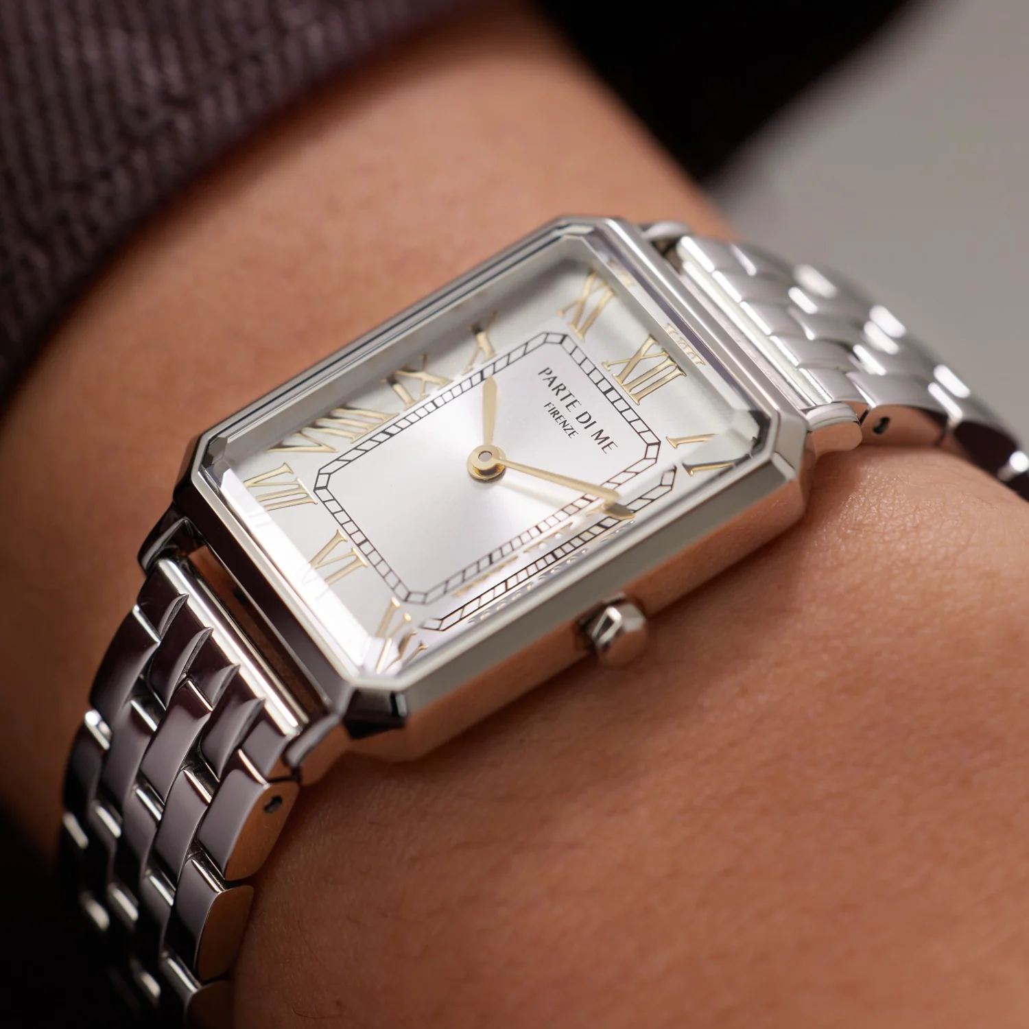 Parte di Me Orologio rectangular ladies watch silver coloured PDM09019 - Image 3