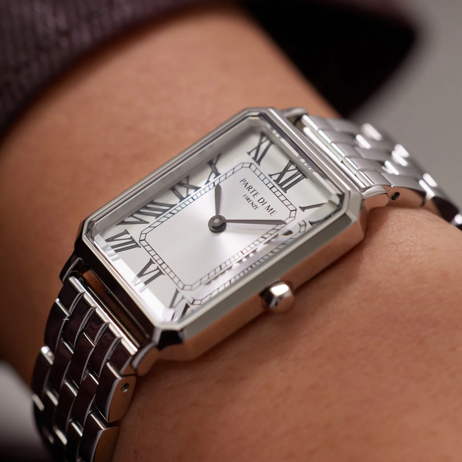 Parte di Me Orologio rectangular ladies watch silver coloured PDM09024 - Image 3