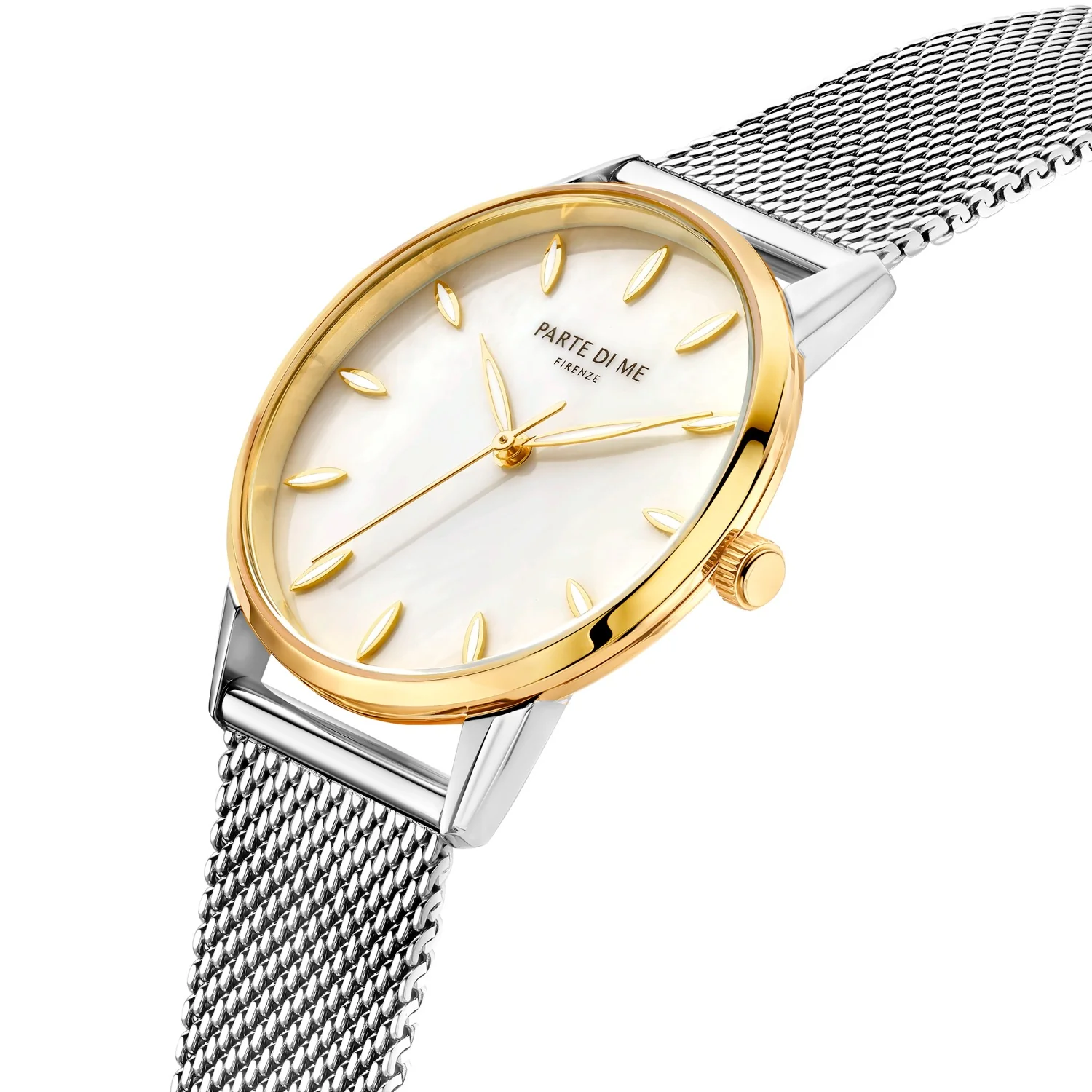 Parte Di Me Orologio round ladies watch gold and silver coloured PDM09051 - Image 3
