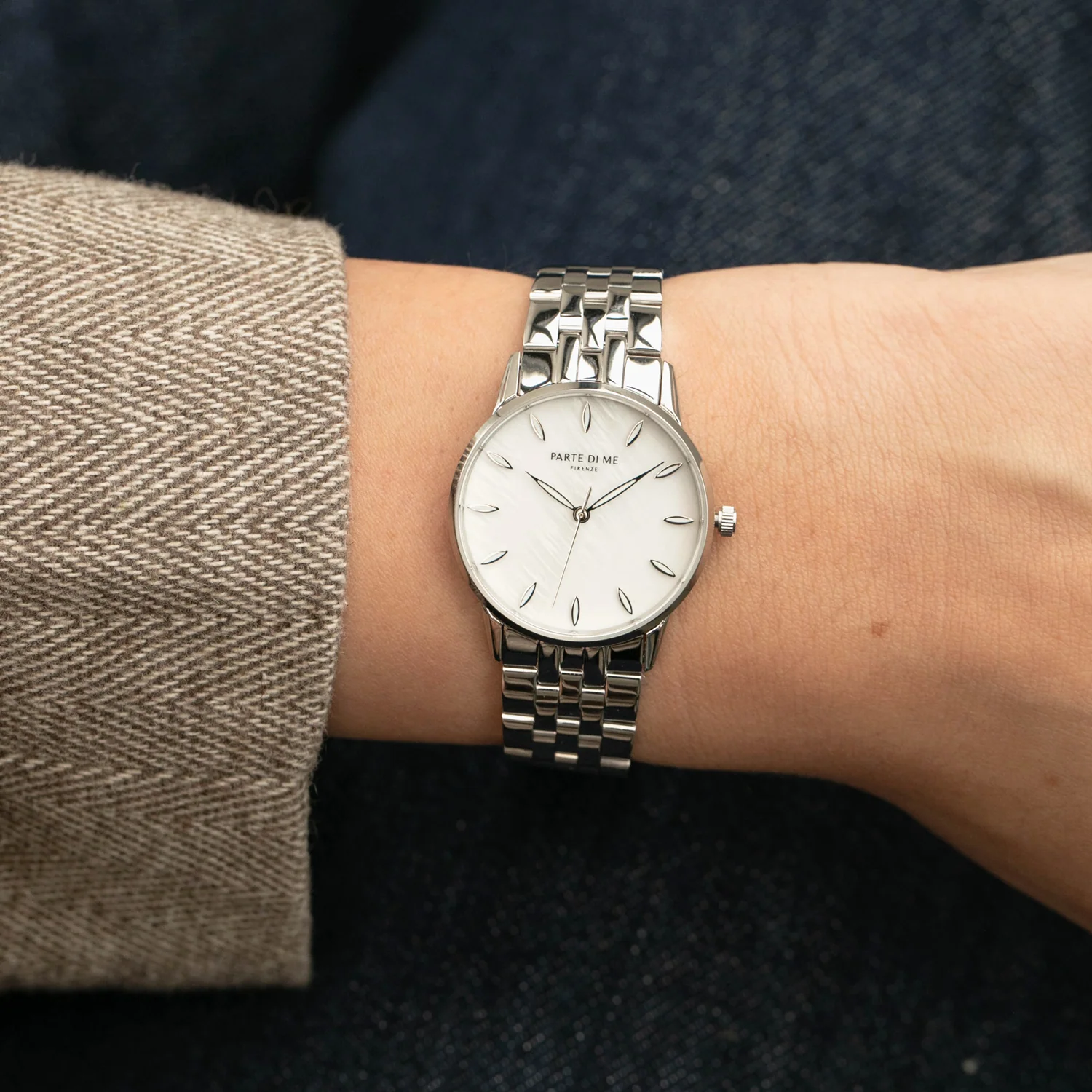 Parte Di Me Orologio round ladies watch silver coloured PDM09041 - Image 2