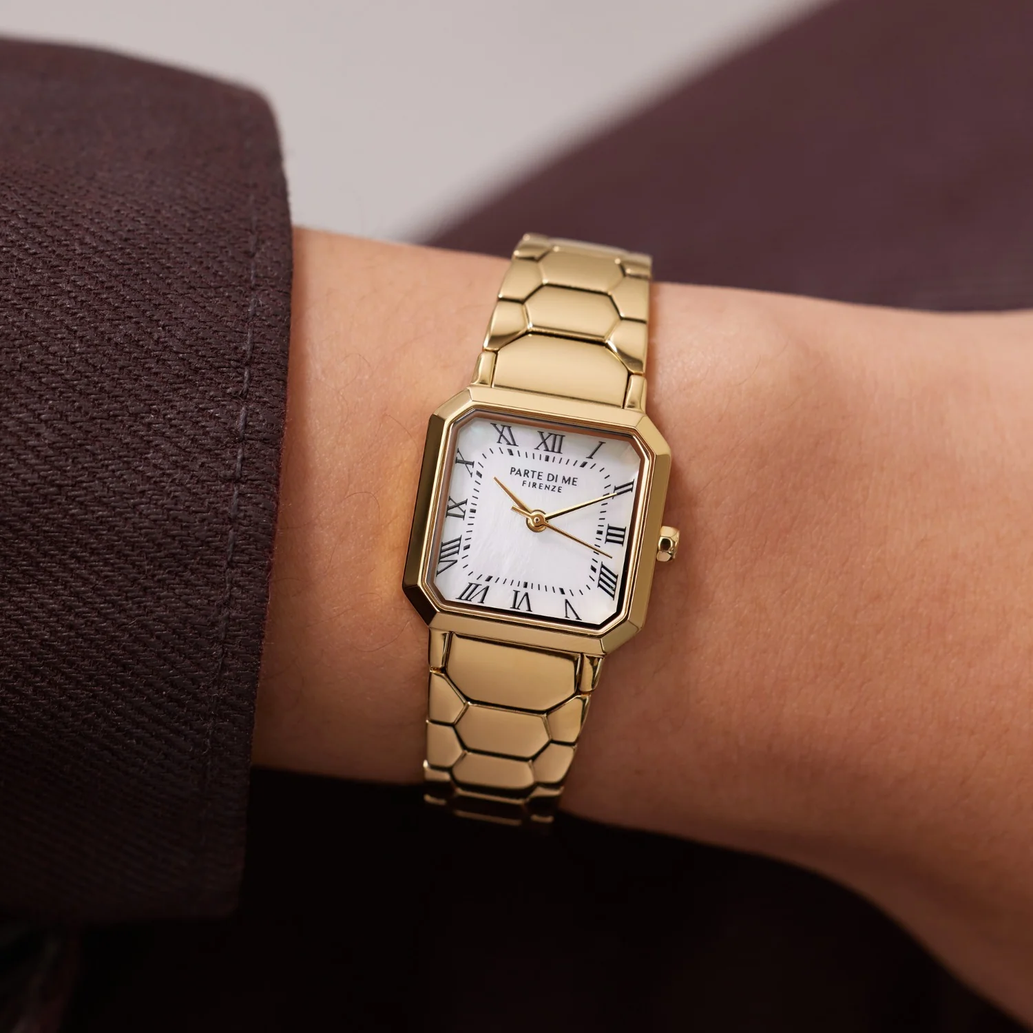 Parte di Me Orologio Square ladies watch gold coloured and mother of pearl - Image 2