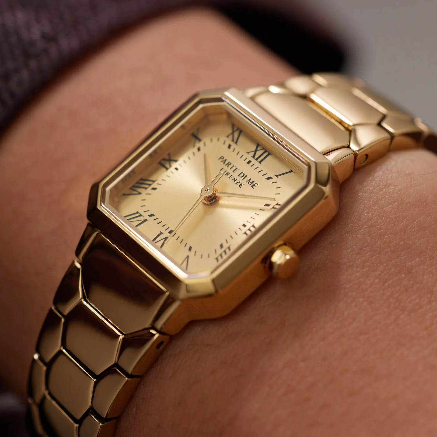 Parte di Me Orologio Square ladies watch gold coloured PDM09030 - Image 3