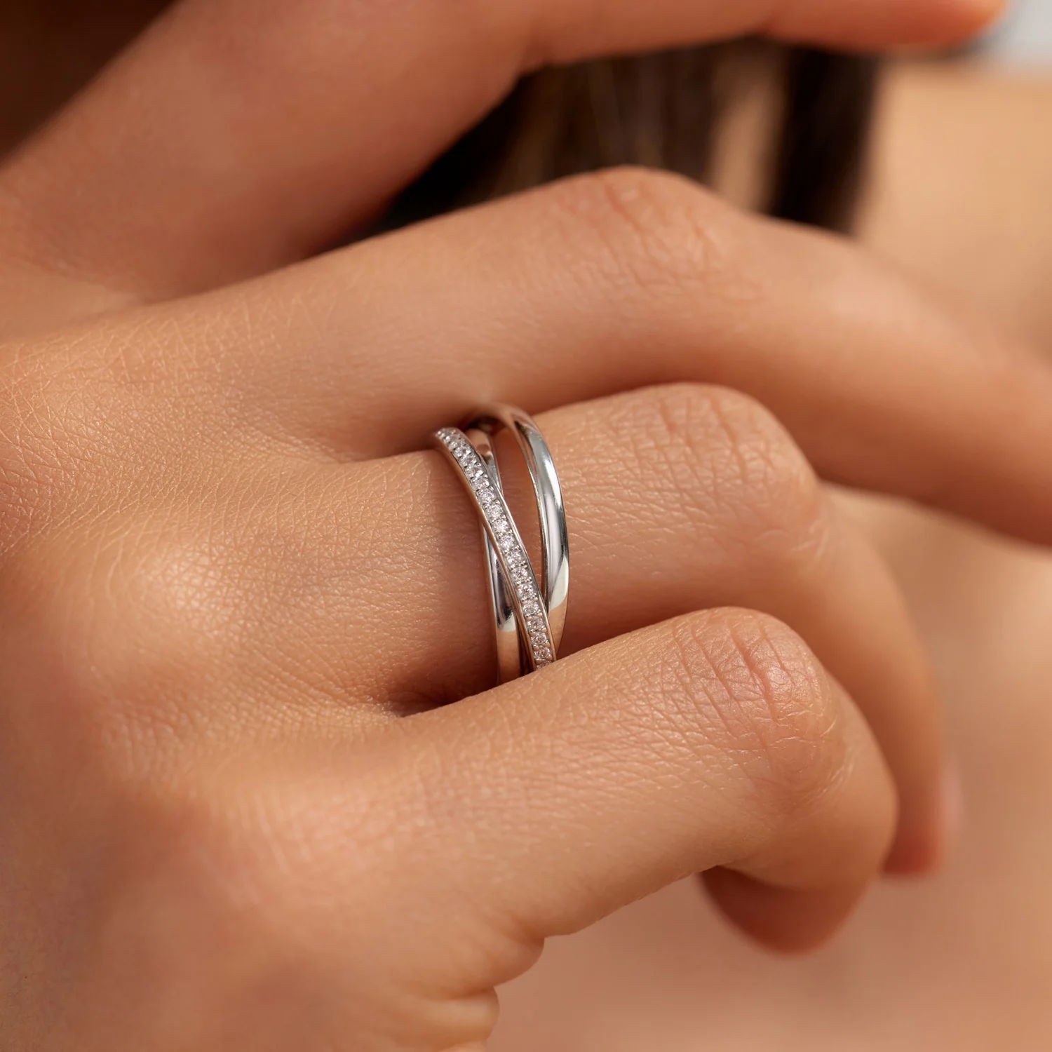 Parte di Me Ponte Vecchio Lanza 925 Sterling Silver Ring with Zirconia PDM33071-48 - Image 2