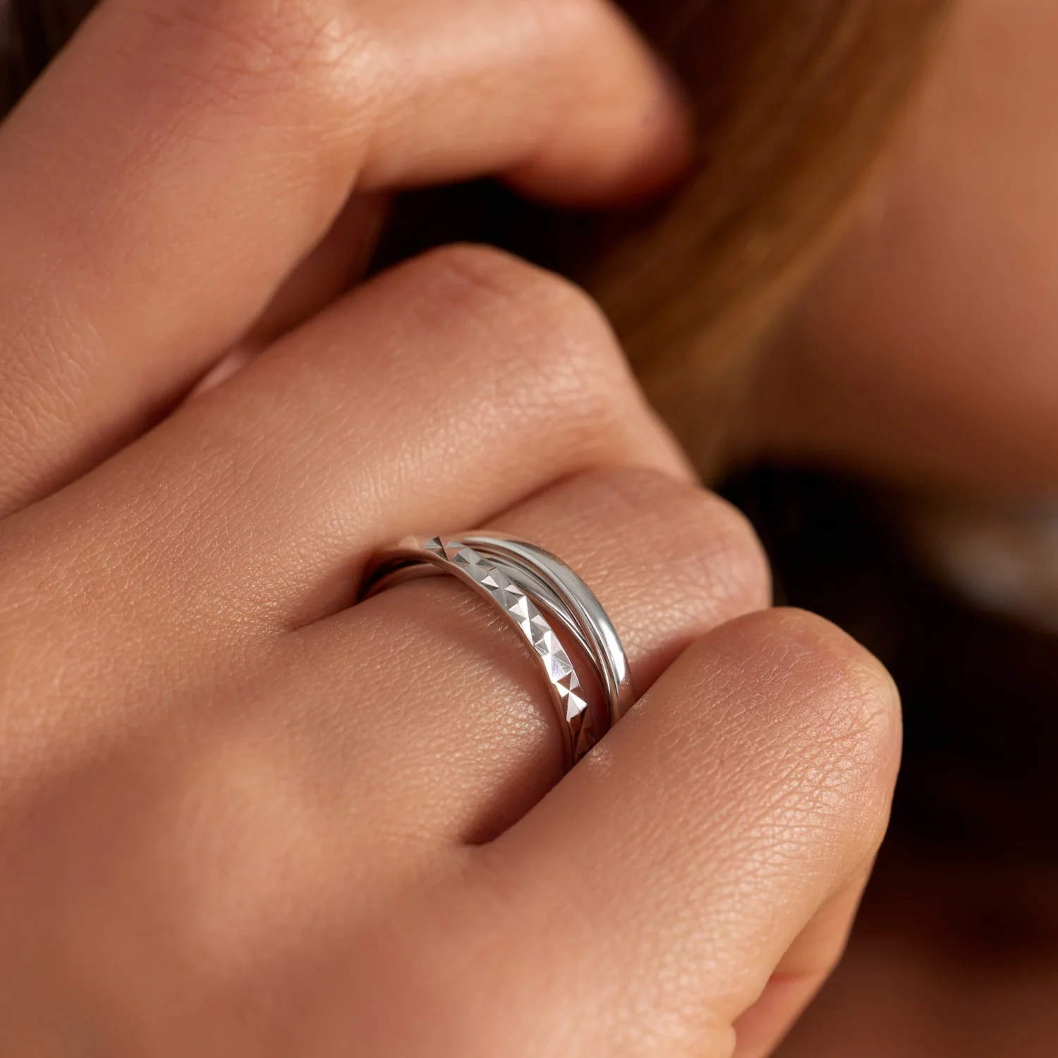 Parte di Me Ponte Vecchio lucilla 925 Sterling Silver Ring with Diamond Cut PDM33073-48 - Image 2