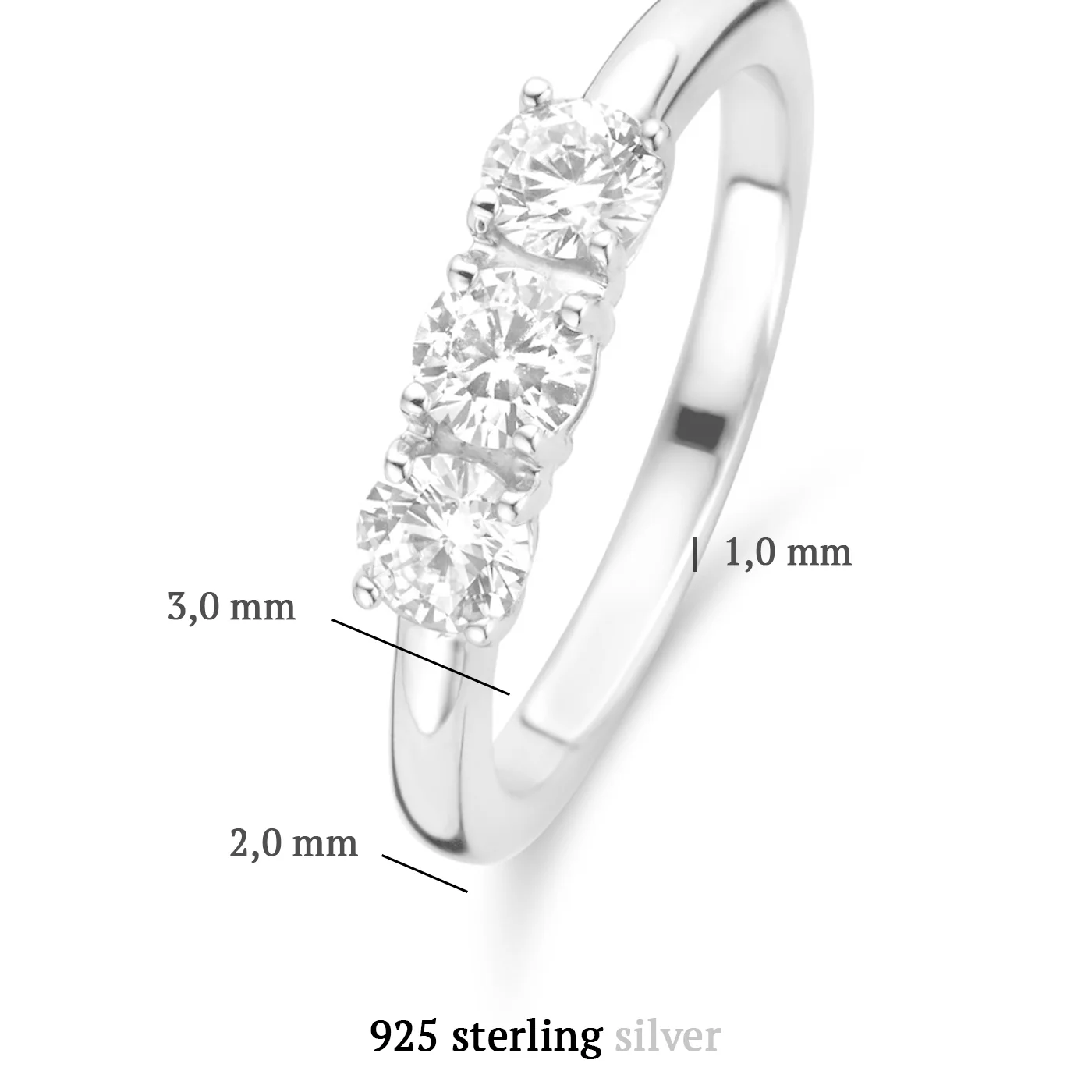 Parte Di Me Ponte Vecchio Santa Trinita 925 sterling zilveren ring PDM33006-60 - Image 8