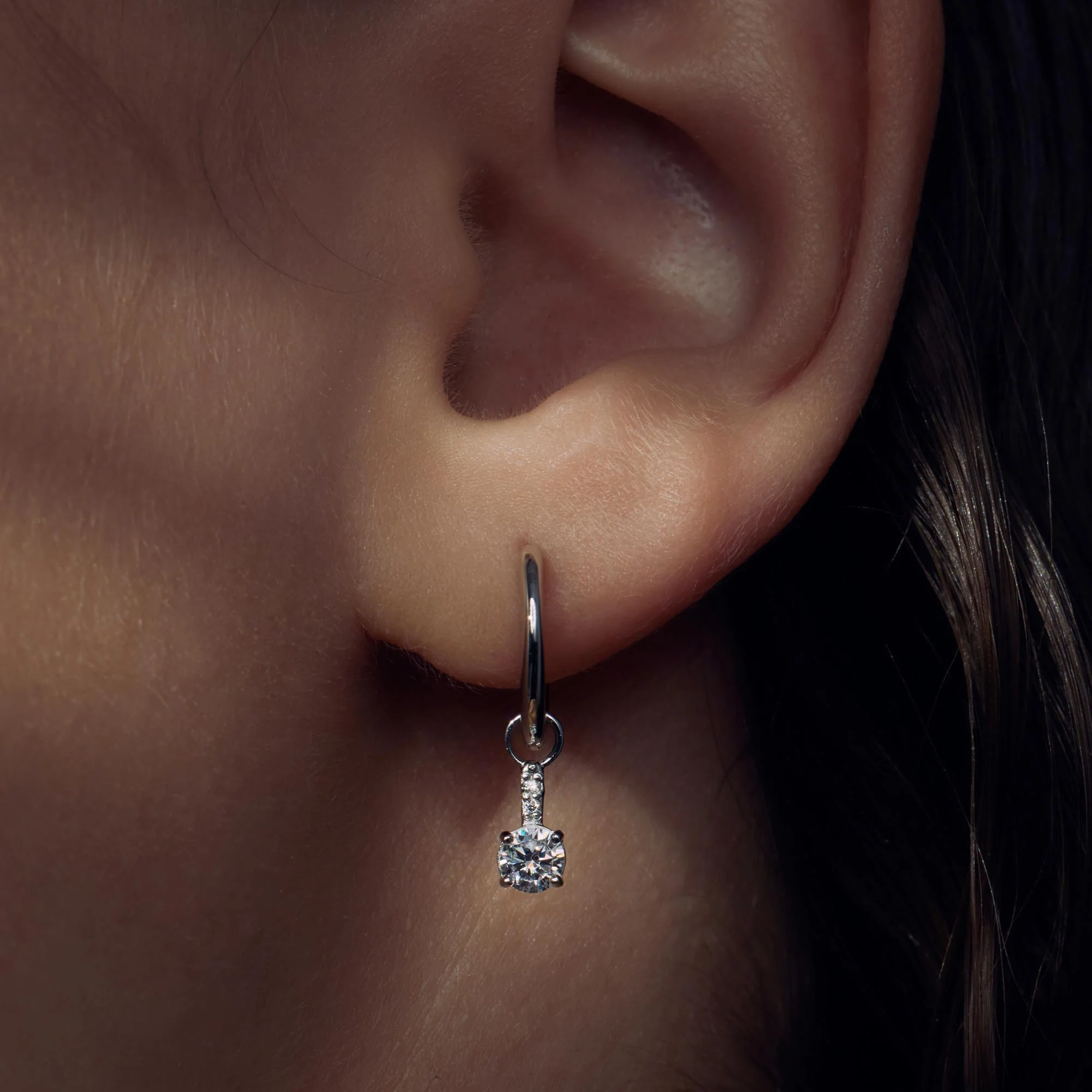 Parte Di Me Ponte Vecchio Sofia 925 Sterling Silver Hoop Earrings PDM36016 - Image 2