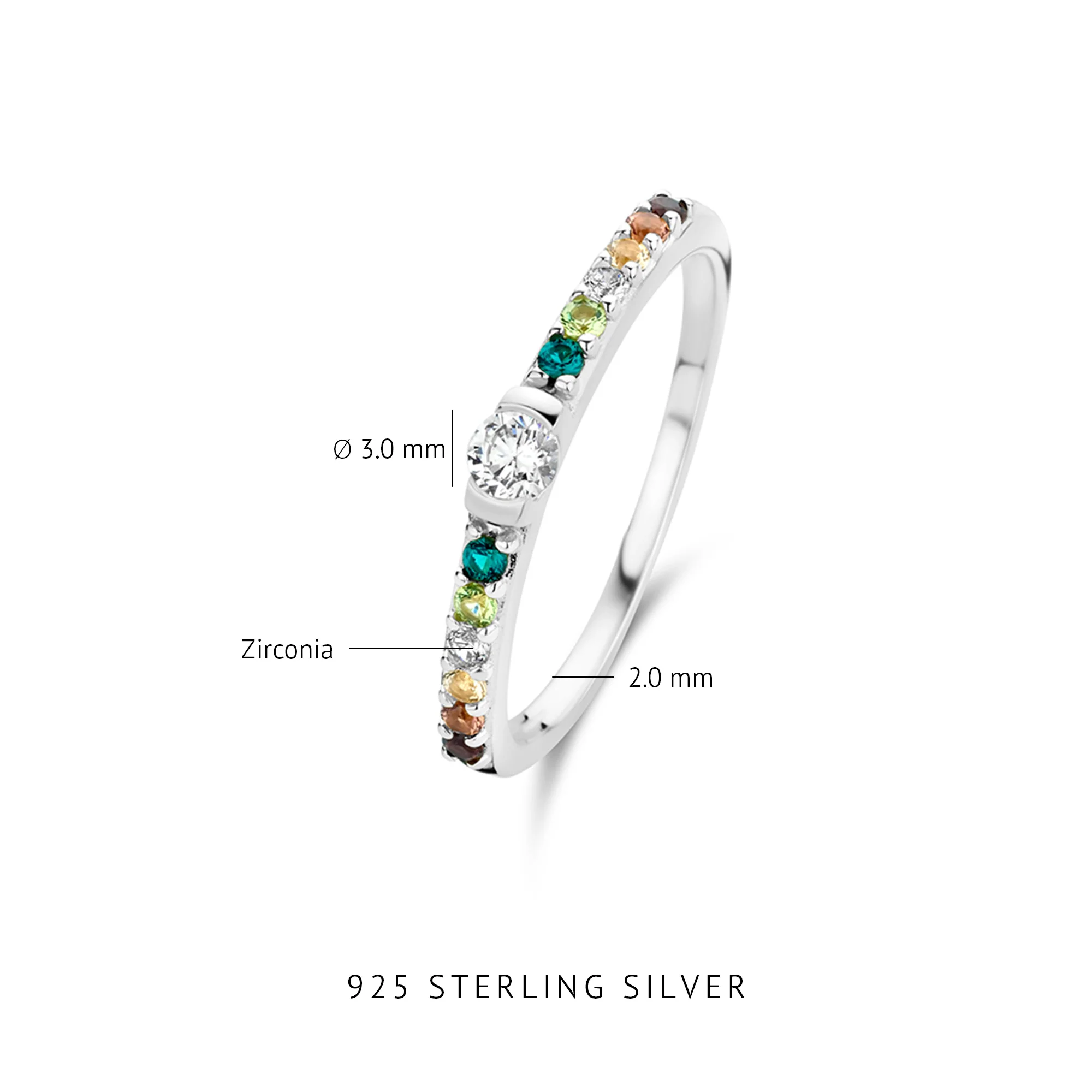 Parte Di Me Santa Maria del Fiore 925 sterling Silver Ring PDM33025-56 - Image 3