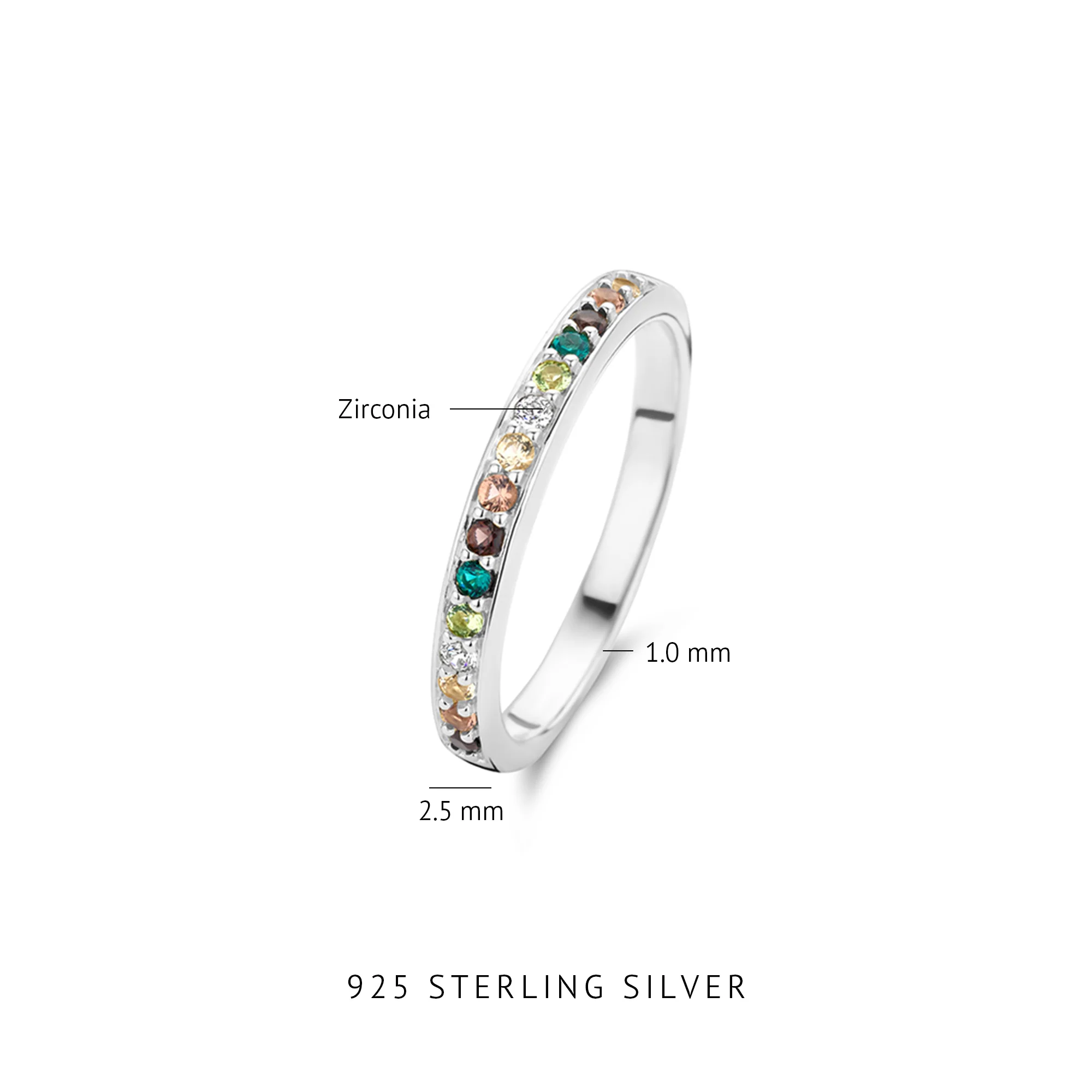 Parte Di Me Santa Maria del Fiore 925 sterling Silver Ring PDM33051-56 - Image 5