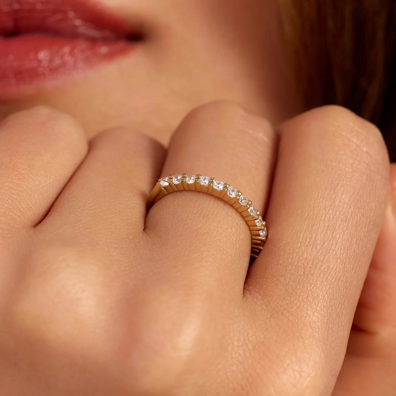 Parte Di Me Santa Maria della Base 925 sterling Silver gold plated Ring PDM33030-60 - Image 3