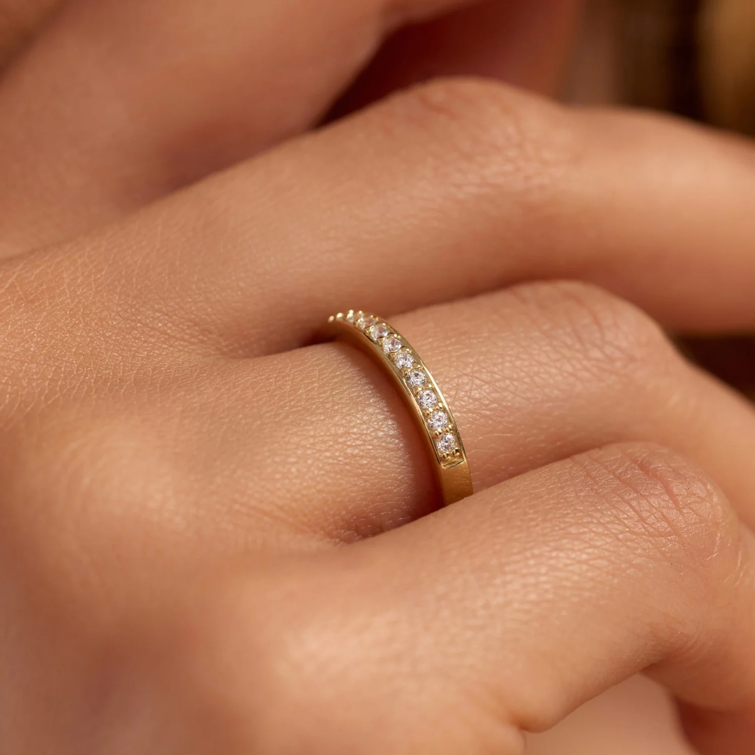 Parte Di Me Santa Maria della Base 925 sterling Silver gold plated Ring PDM33049-60 - Image 3
