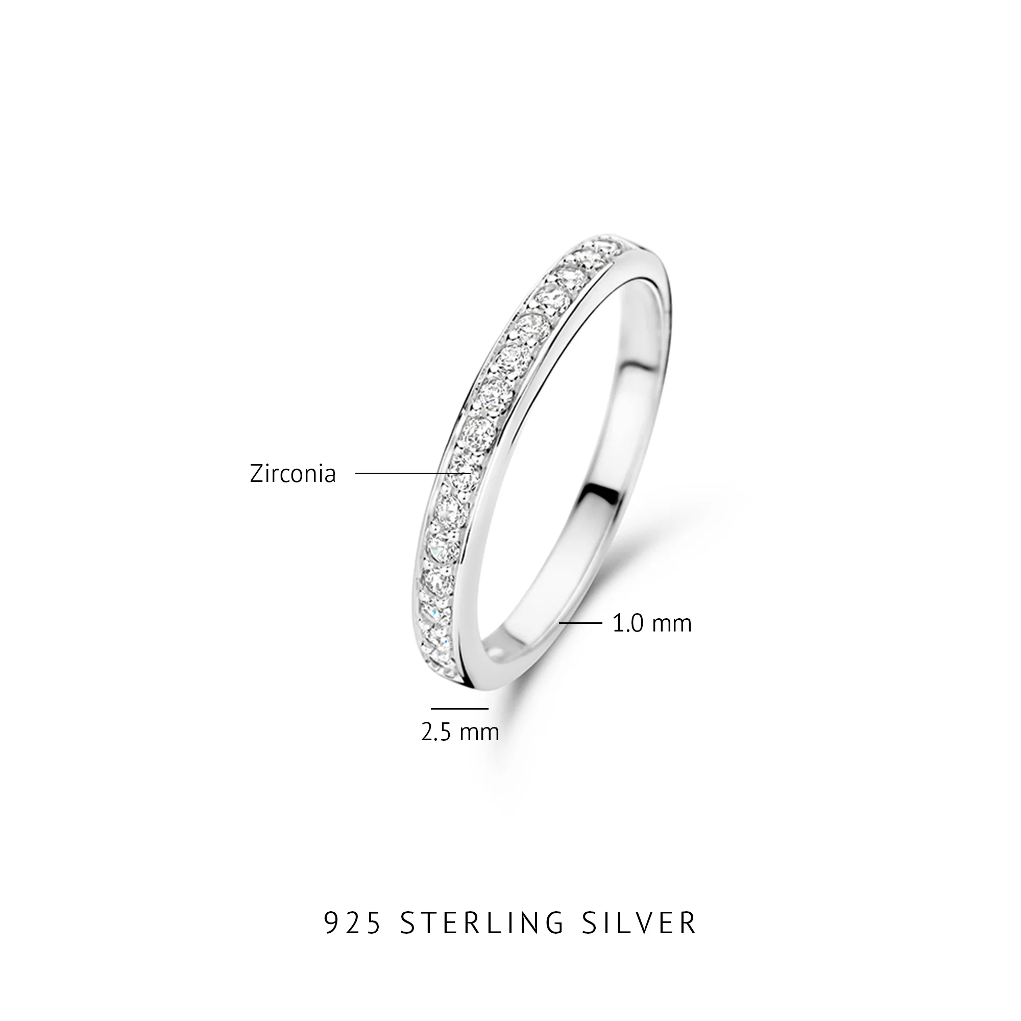 Parte Di Me Santa Maria della Base 925 sterling Silver Ring PDM33023-60 - Image 5