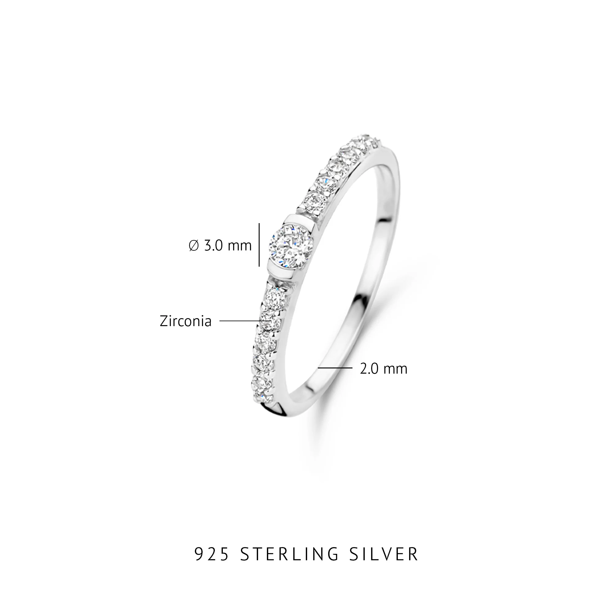 Parte Di Me Santa Maria della Base 925 sterling Silver Ring PDM33027-60 - Image 5