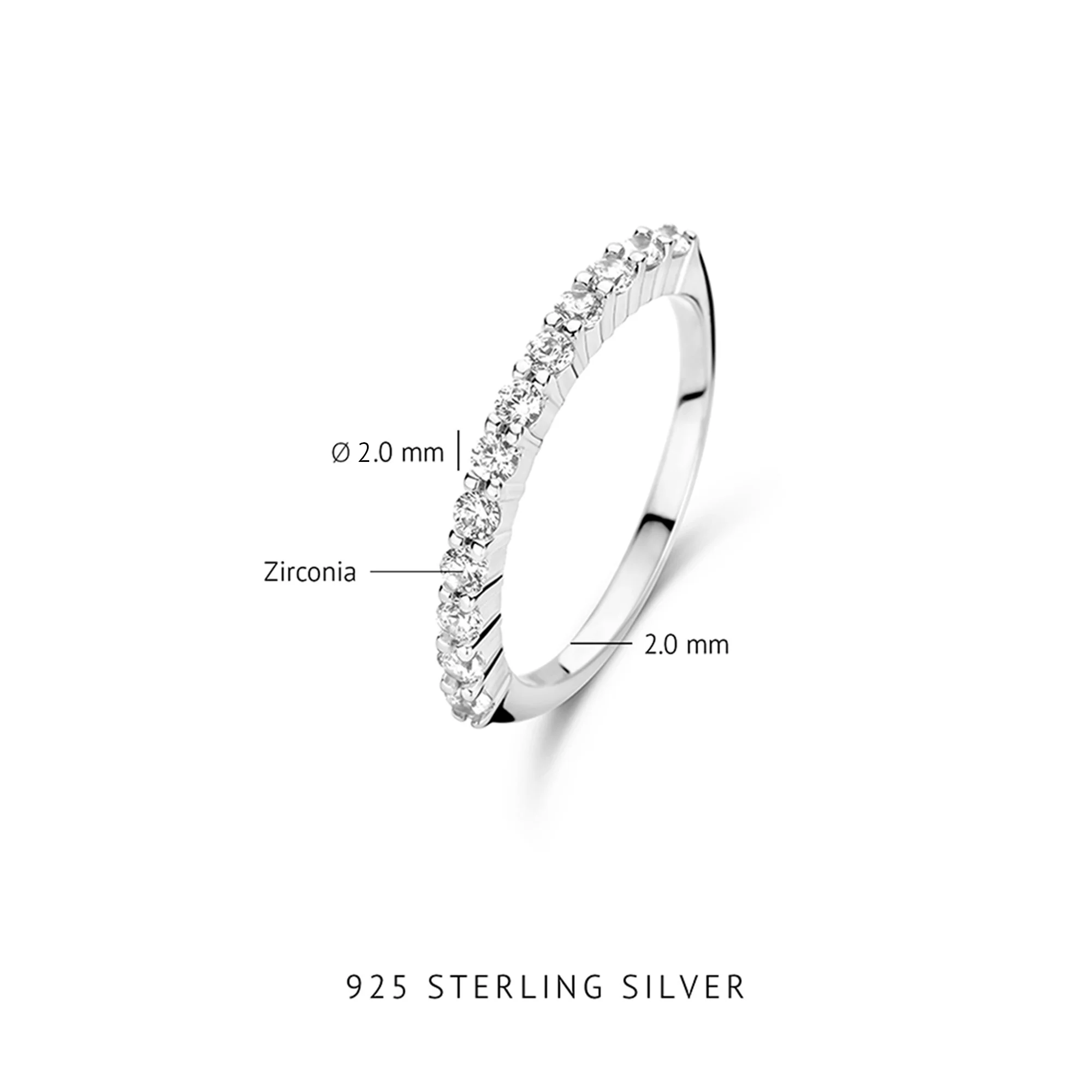 Parte Di Me Santa Maria della Base 925 sterling Silver Ring PDM33031-60 - Image 5