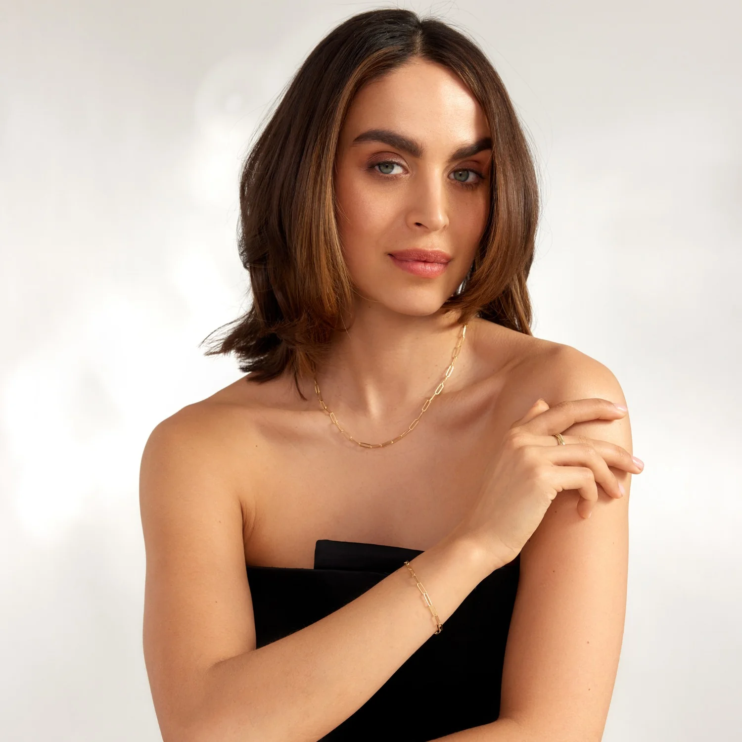 Parte Di Me Sorprendimi 925 Sterling Silver Gold Plated Necklace and Bracelet Giftset PDM90080 - Image 2