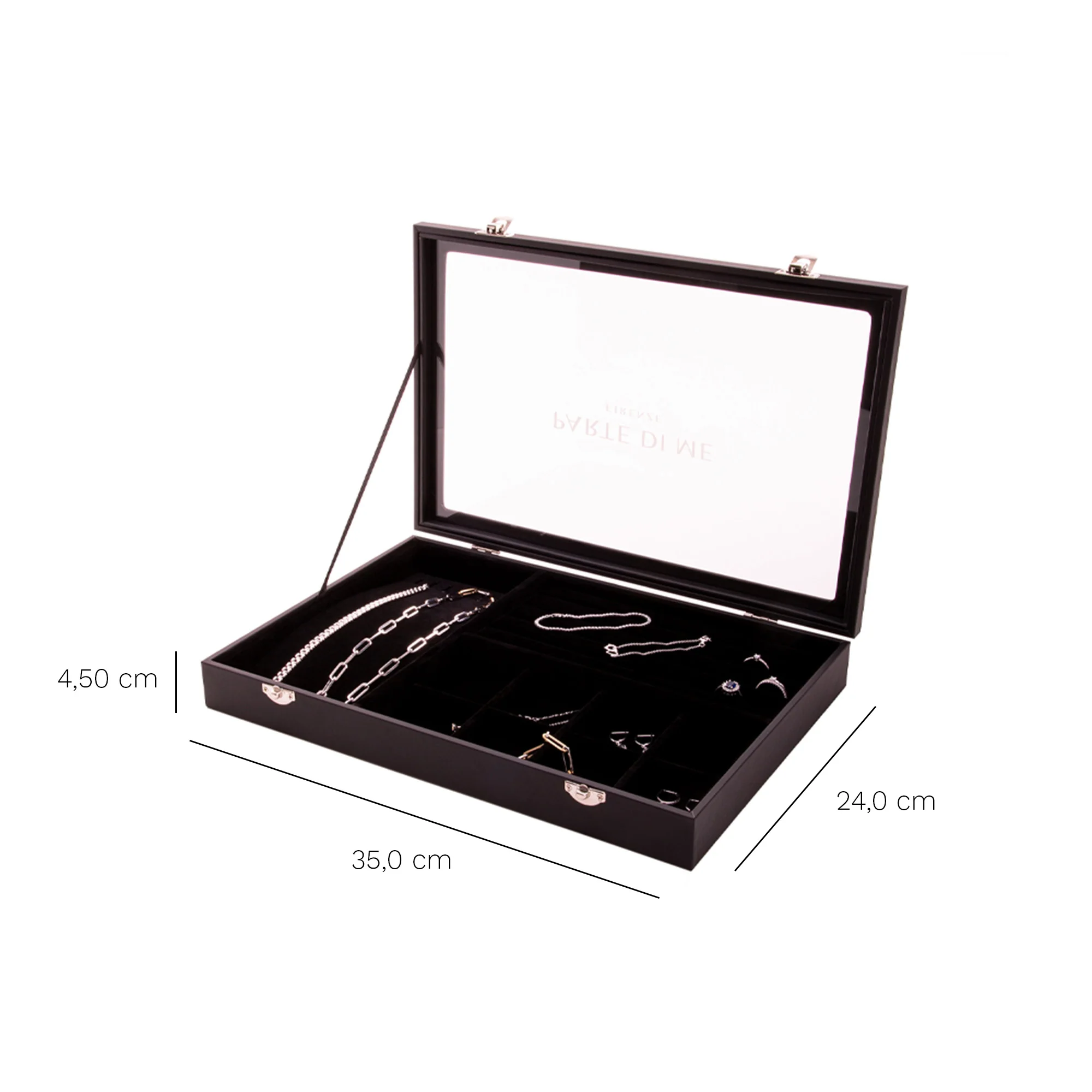 Parte di Me Sorprendimi Black Jewellery Box PDMJB404002 - Image 10