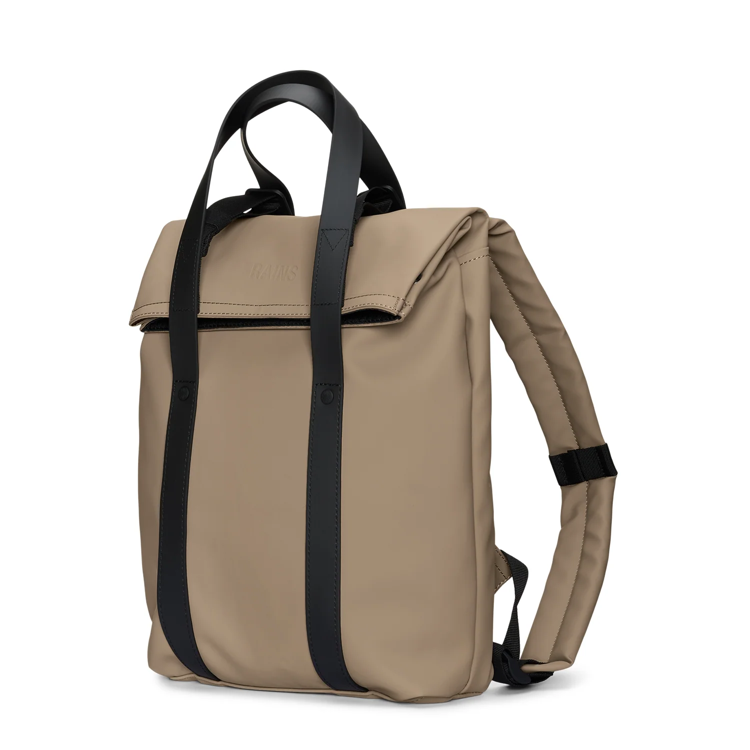Rains Beige 2 Way Tote Backpack Mini R12780-133 - Image 3