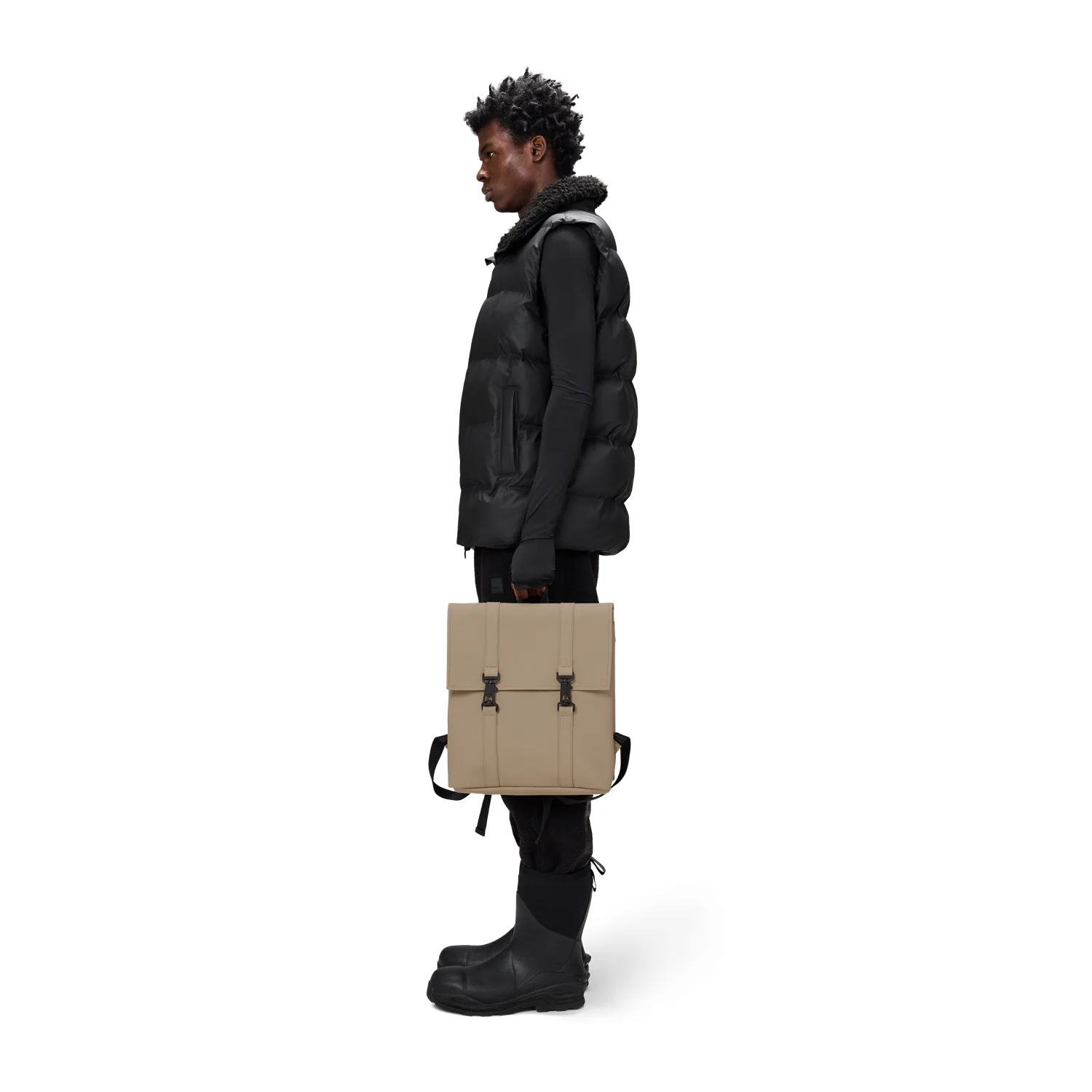 Rains Beige MSN Bag Mini R13310-133 - Image 4