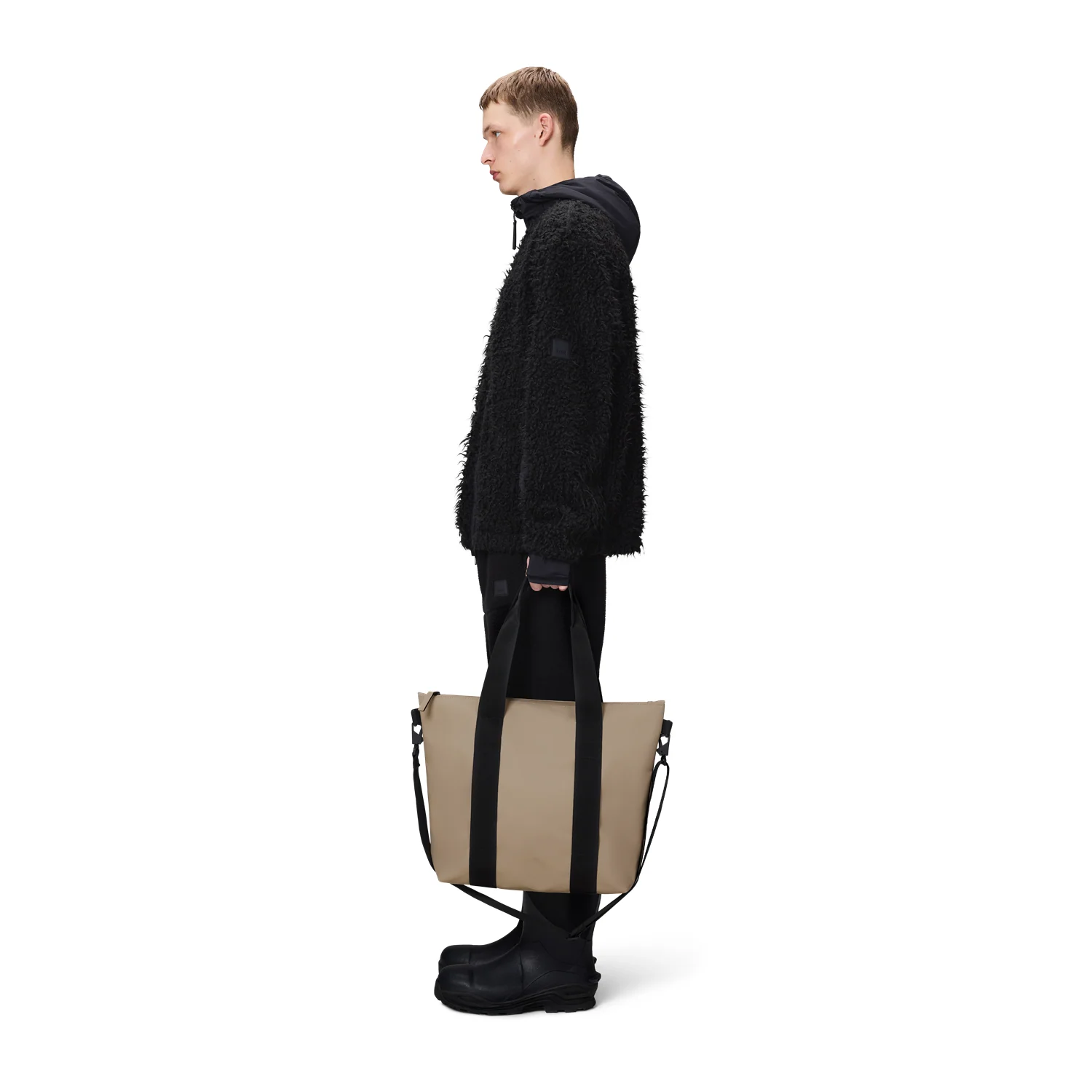 Rains Beige Shopper Mini R14160-133 - Image 4