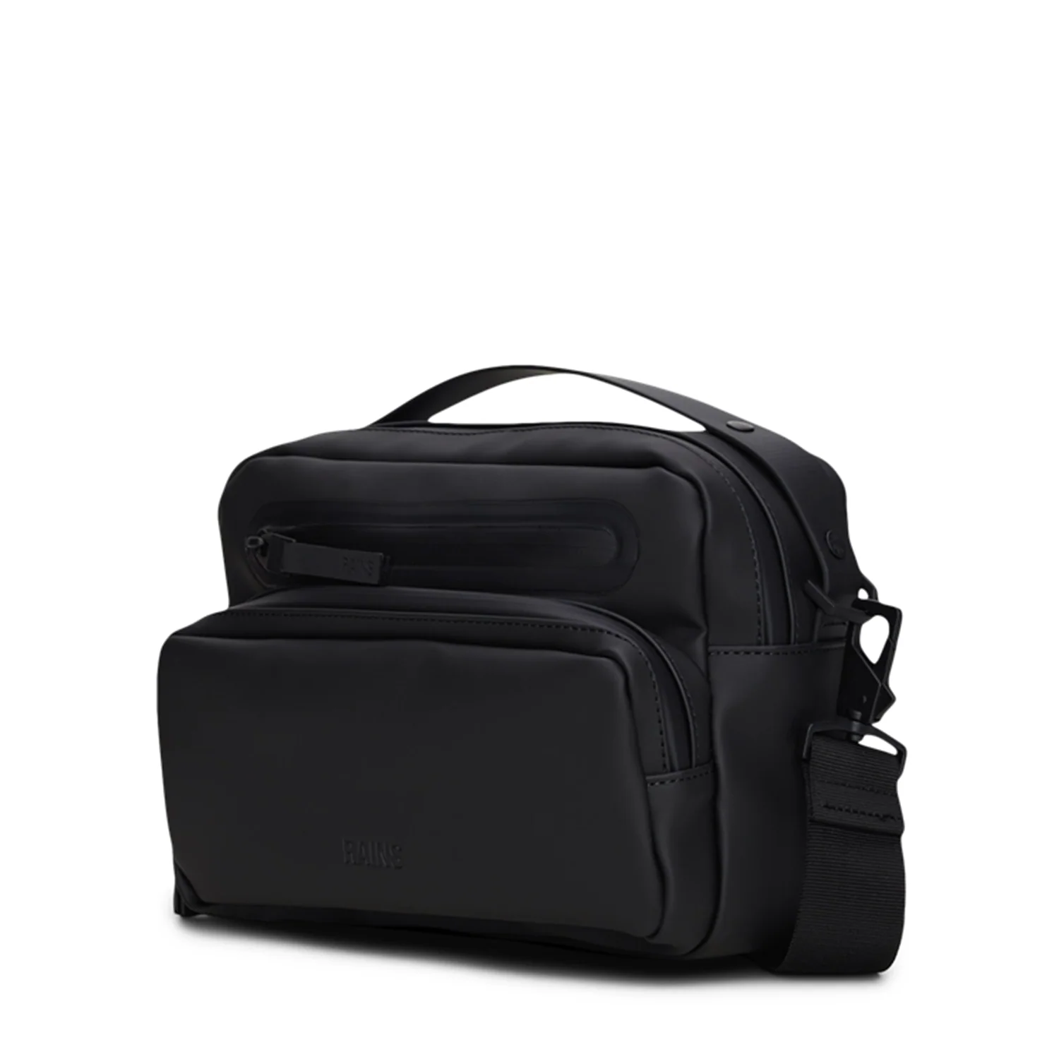 Rains Black Cargo Box Bag R14110-01 - Image 4