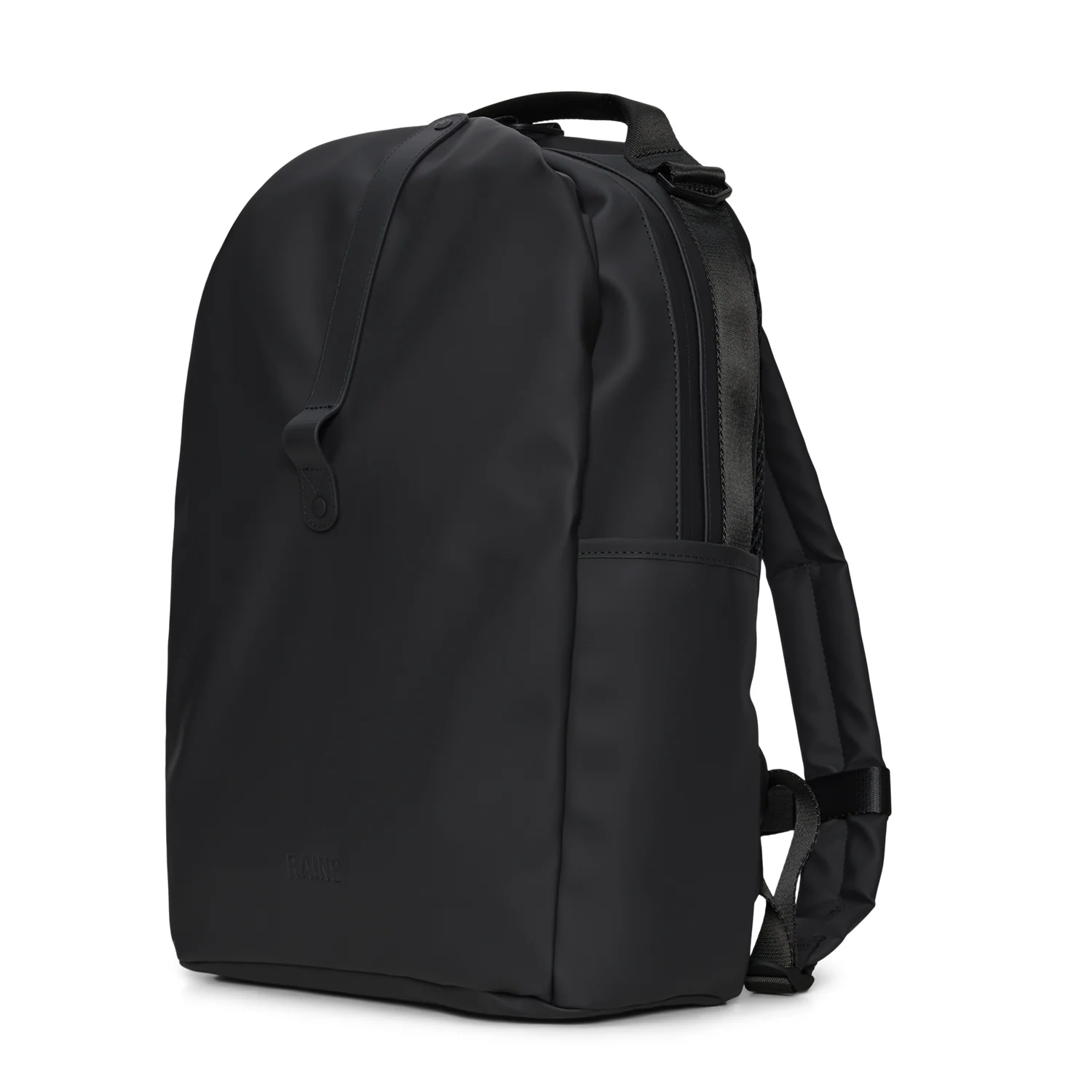 Rains Black Clip Front Backpack R14890-01 - Image 3