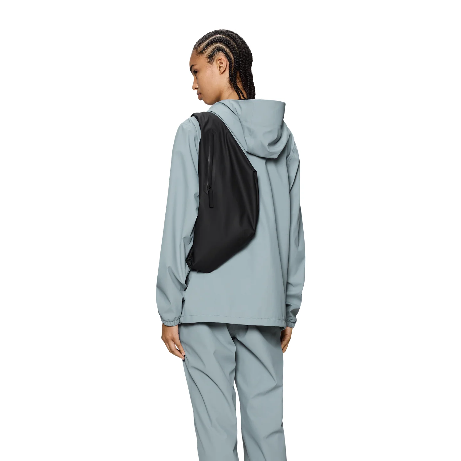 Rains Black Dash Bum Bag R16270-01 - Image 3