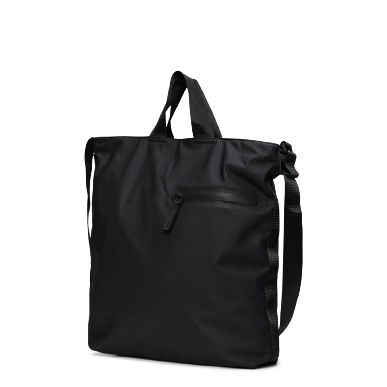 Rains Black Dash Tote Bag R16350-01 - Image 4