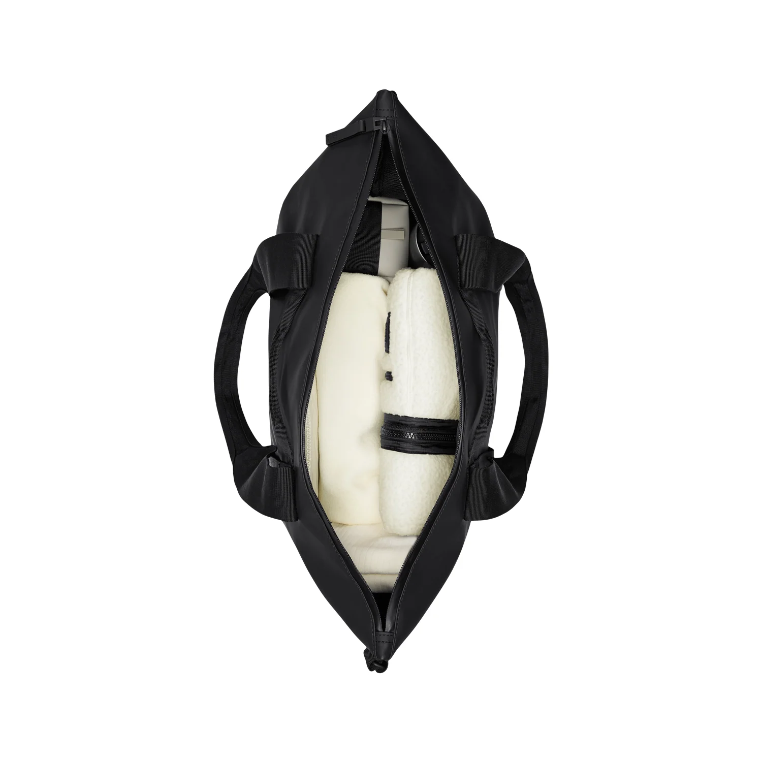 Rains Black Tote Bag R14150-01 - Image 4