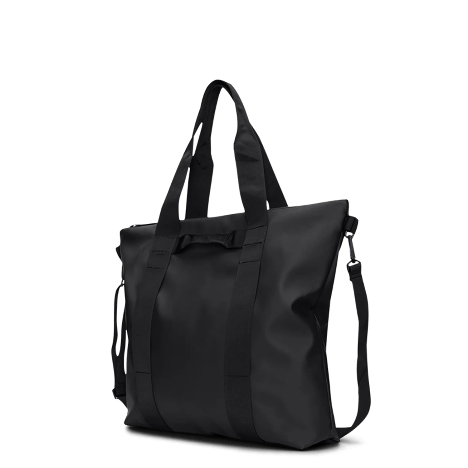 Rains Black Tote Bag R14150-01 - Image 5
