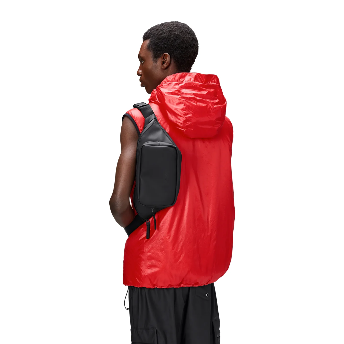 Rains Bum Black Waist Bag R14720-01 - Image 4