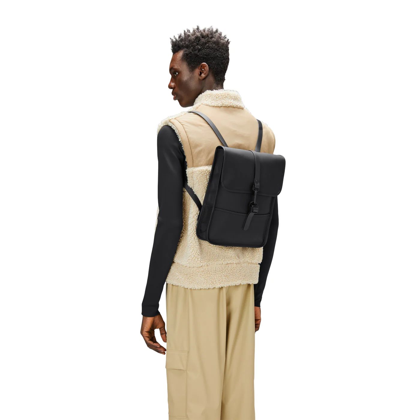 Rains Mini Black Backpack R13020-01 - Image 2
