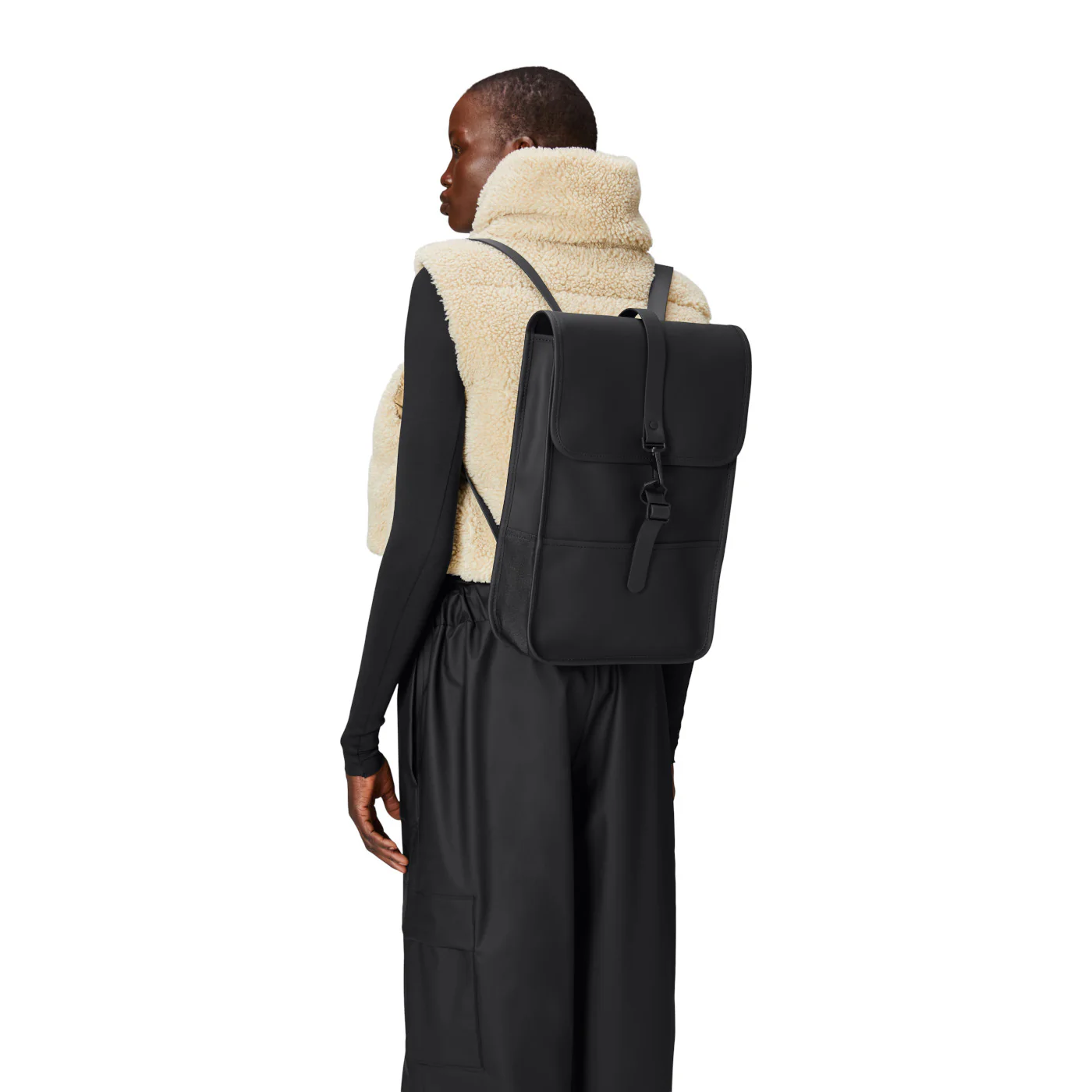 Rains Mini Black Backpack R13020-01 - Image 3