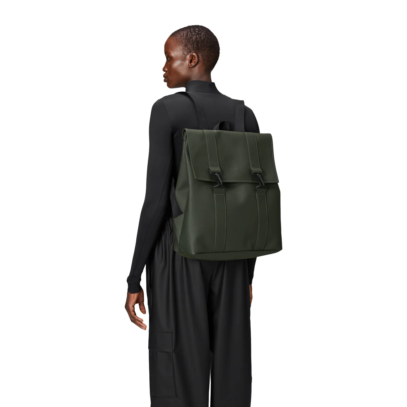 Rains MSN Green Backpack R13300-03 - Image 2