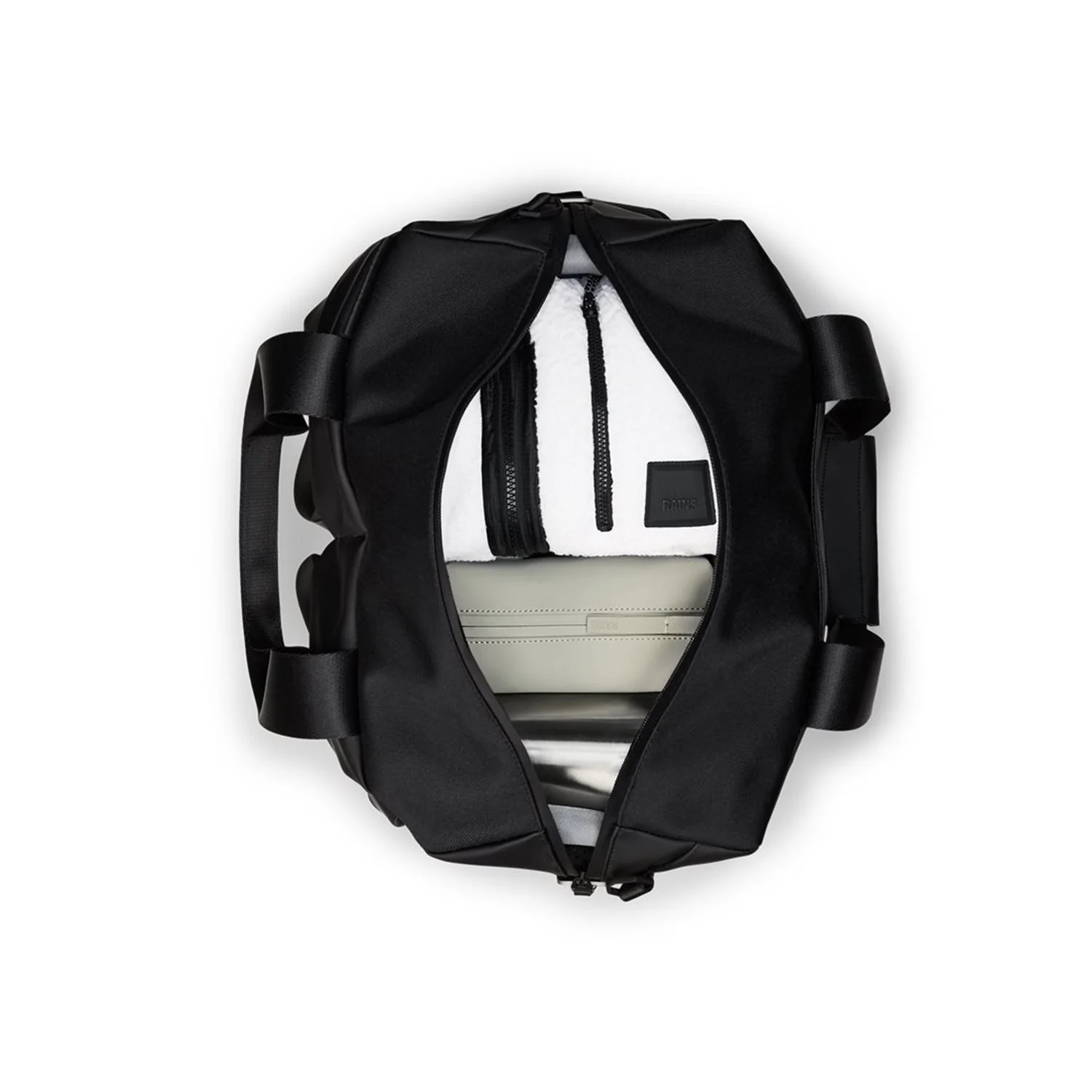 Rains Otaru Small Black Weekend Bag R12970-01 - Image 5