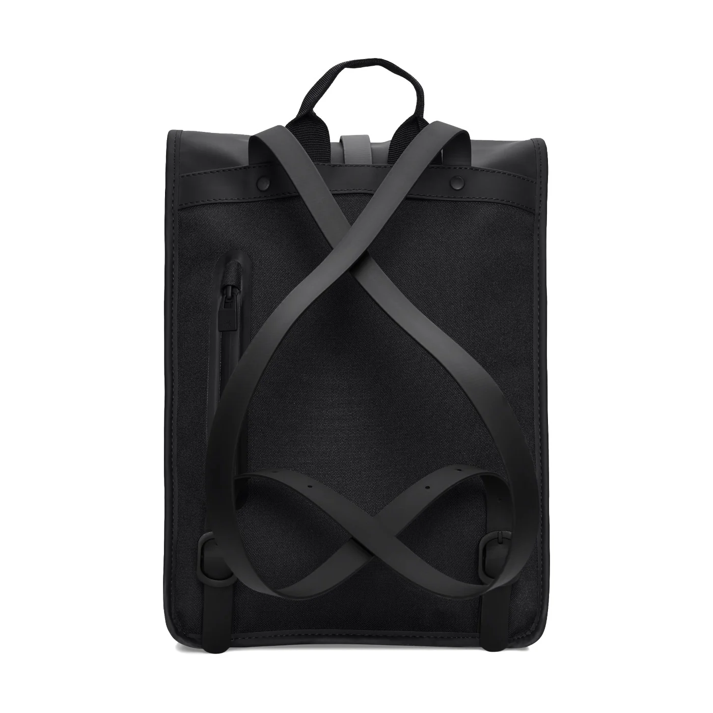 Rains Rolltop Black Backpack R13330-01 - Image 4