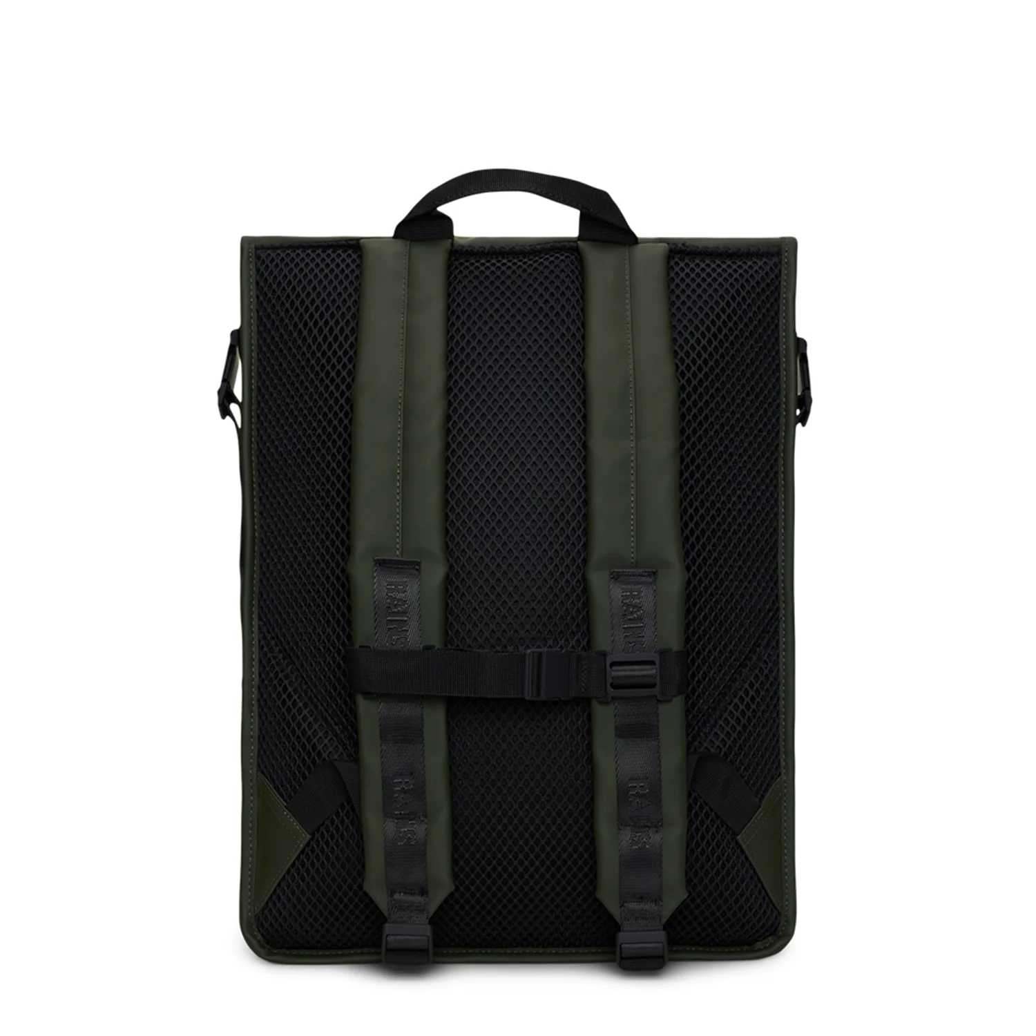 Rains Trail Green Rolltop Backpack R14320-03 - Image 3