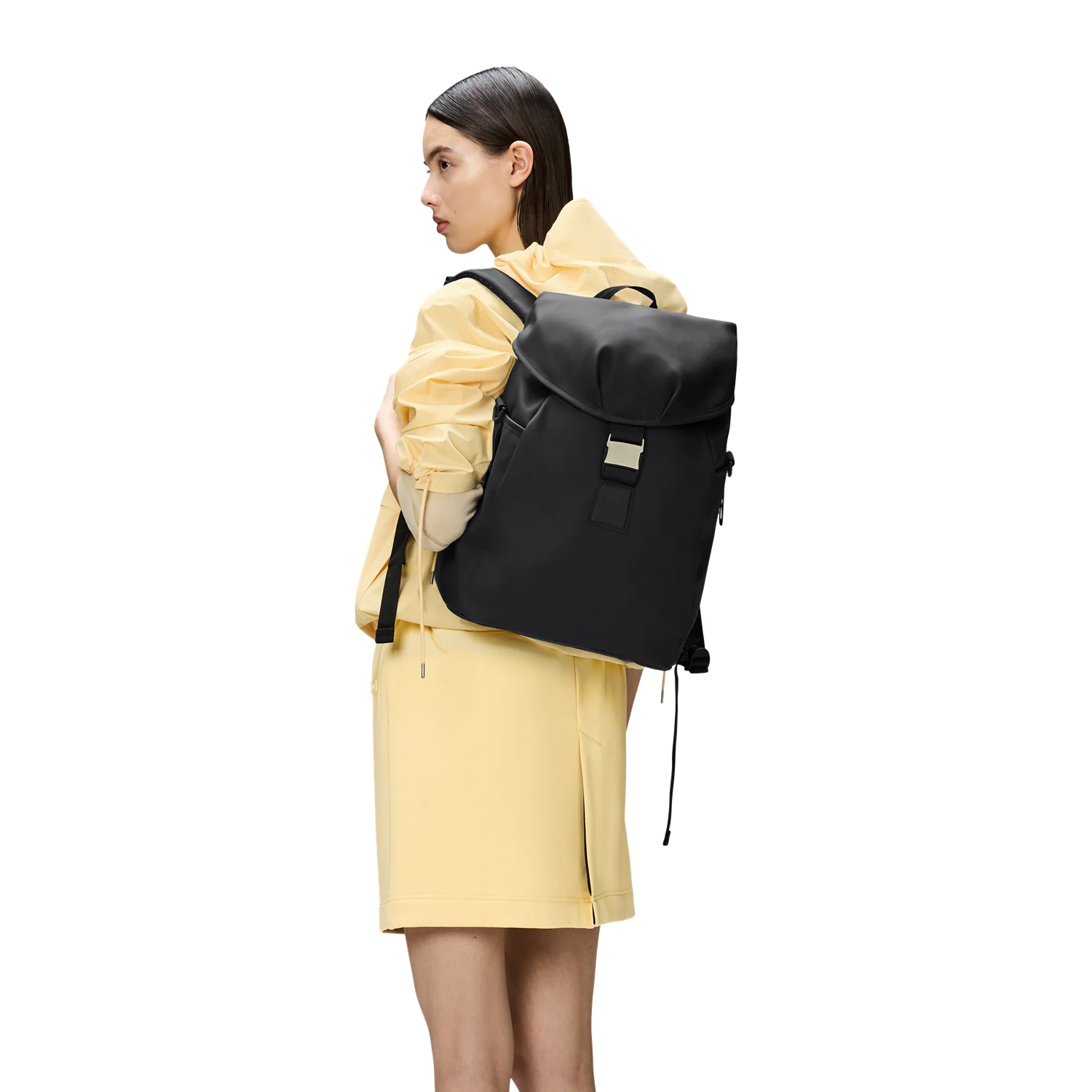 Rains Valera Black Bucket Backpack R14840-01 - Image 2