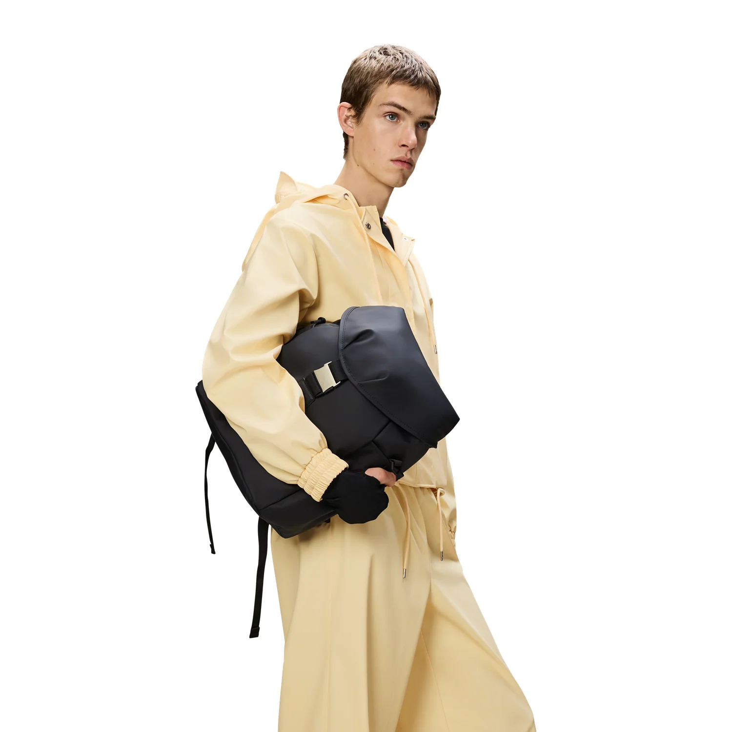 Rains Valera Black Bucket Backpack R14840-01 - Image 3
