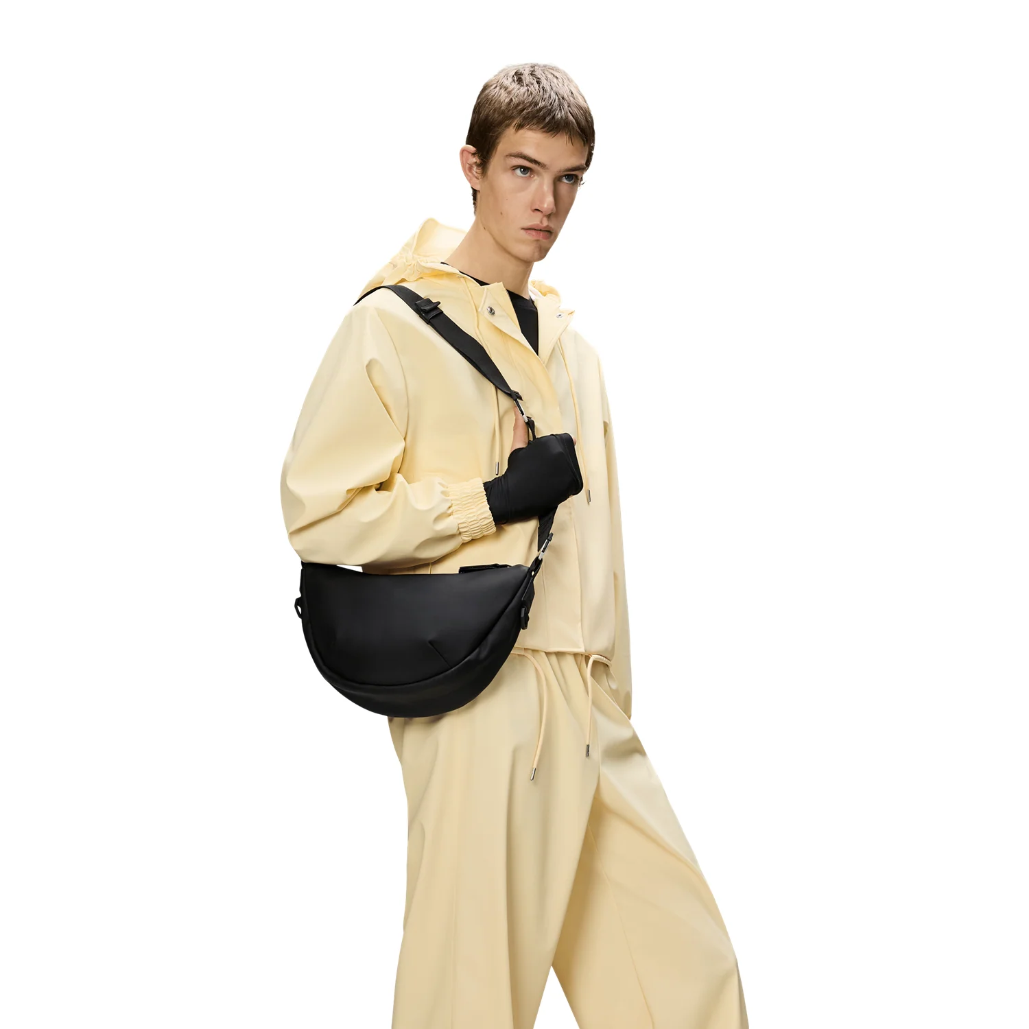 Rains Valera Black Shoulder Bag R14670-01 - Image 4