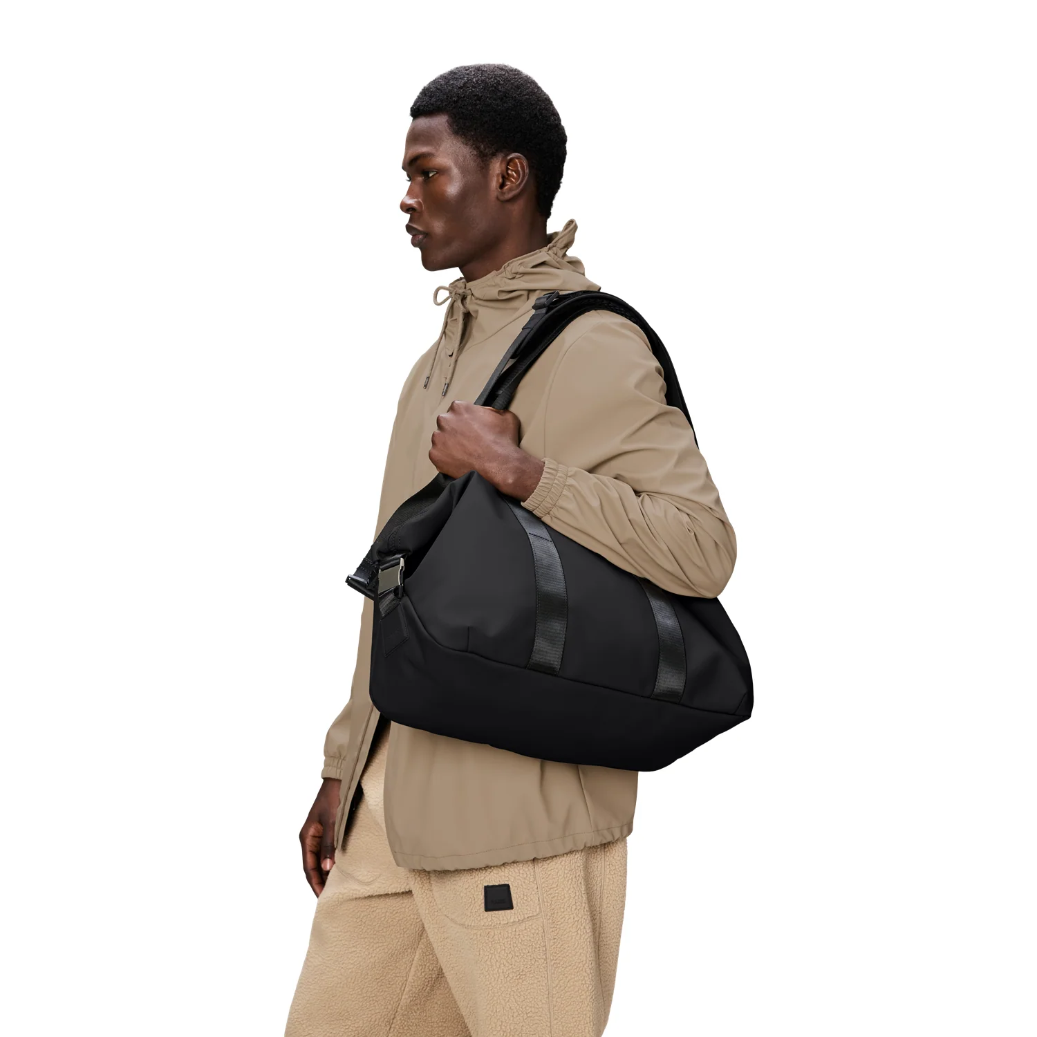 Rains Valera Black Weekend Bag Small R12880-01 - Image 2