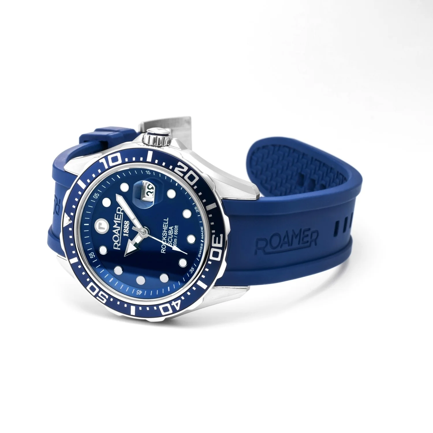 Roamer Rockshell Mark III Scuba Blue Men's Watch 867833-41-45-02 - Image 3
