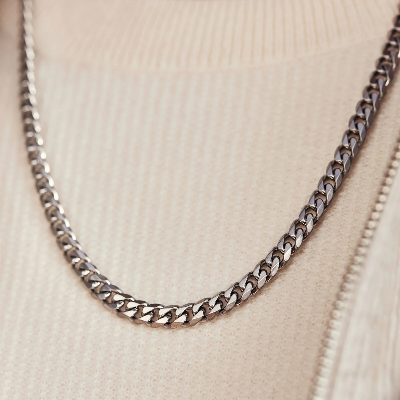 Sem Lewis Battersea Northcote Road Necklace Gunmetal SL380006 - Image 3