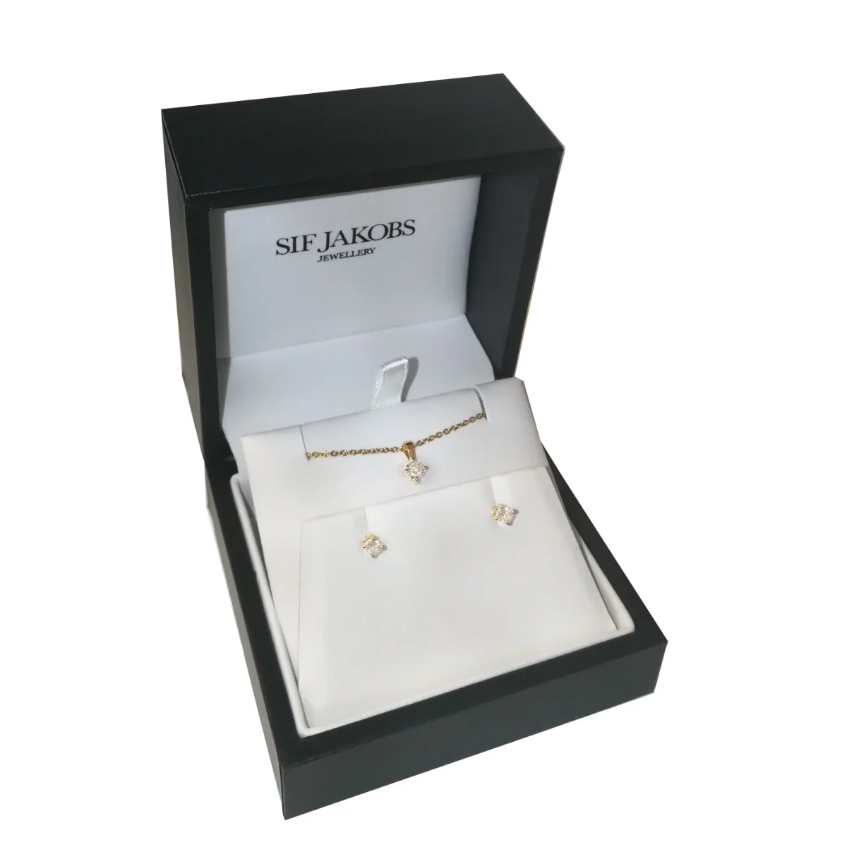 Sif Jakobs 14 karat gold plated Gift Set SJ-P4MRDE3MRD-YG-CZ - Image 3