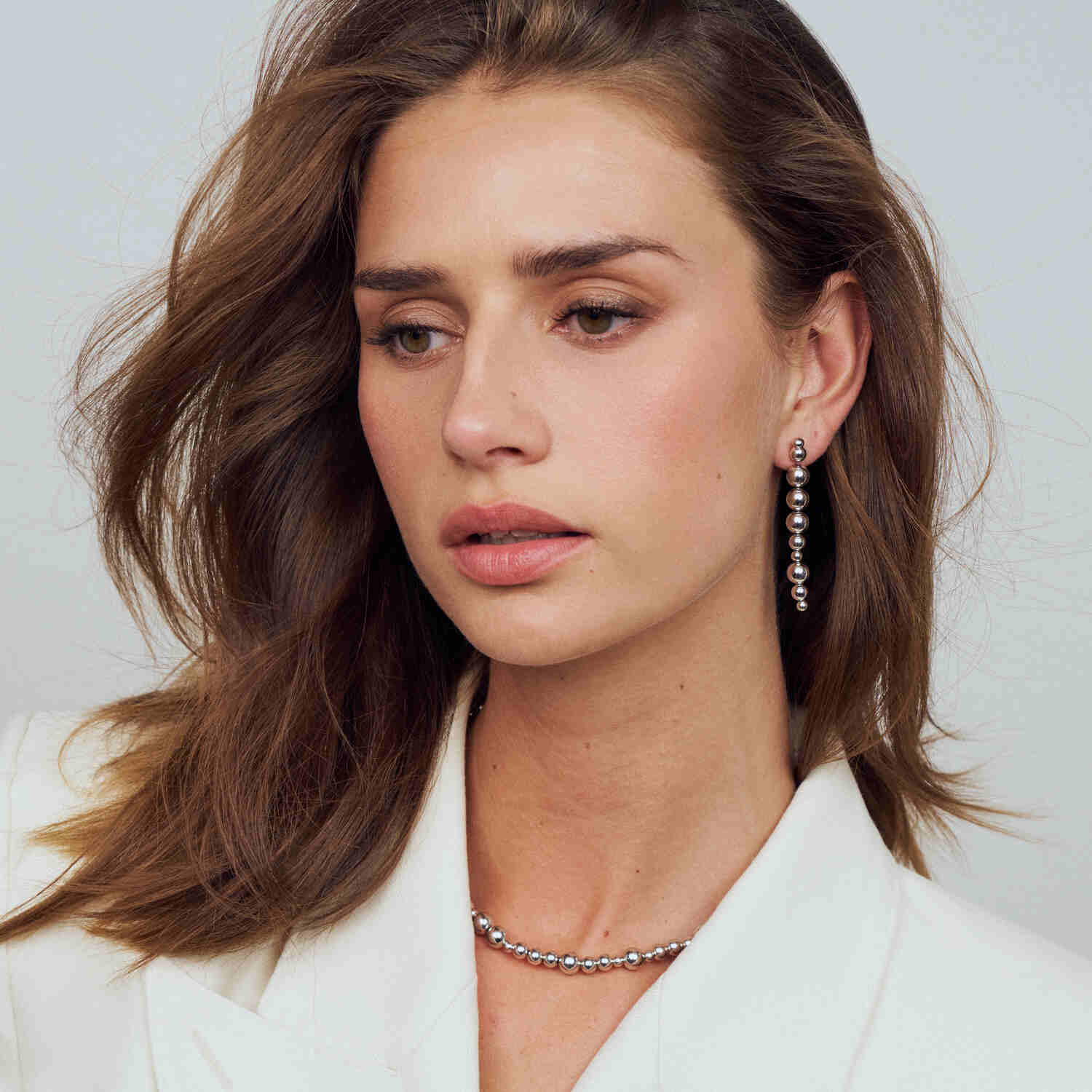Sif Jakobs 925 Sterling Silver Bormio Lungo Earrings SJ-E2740 - Image 2