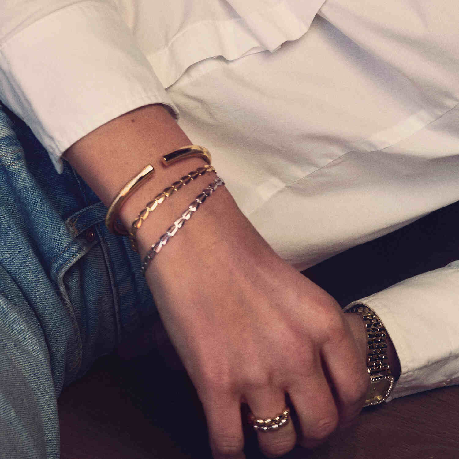 Sif Jakobs 925 Sterling Silver Heartbeat Bracelet SJ-B2752 - Image 2