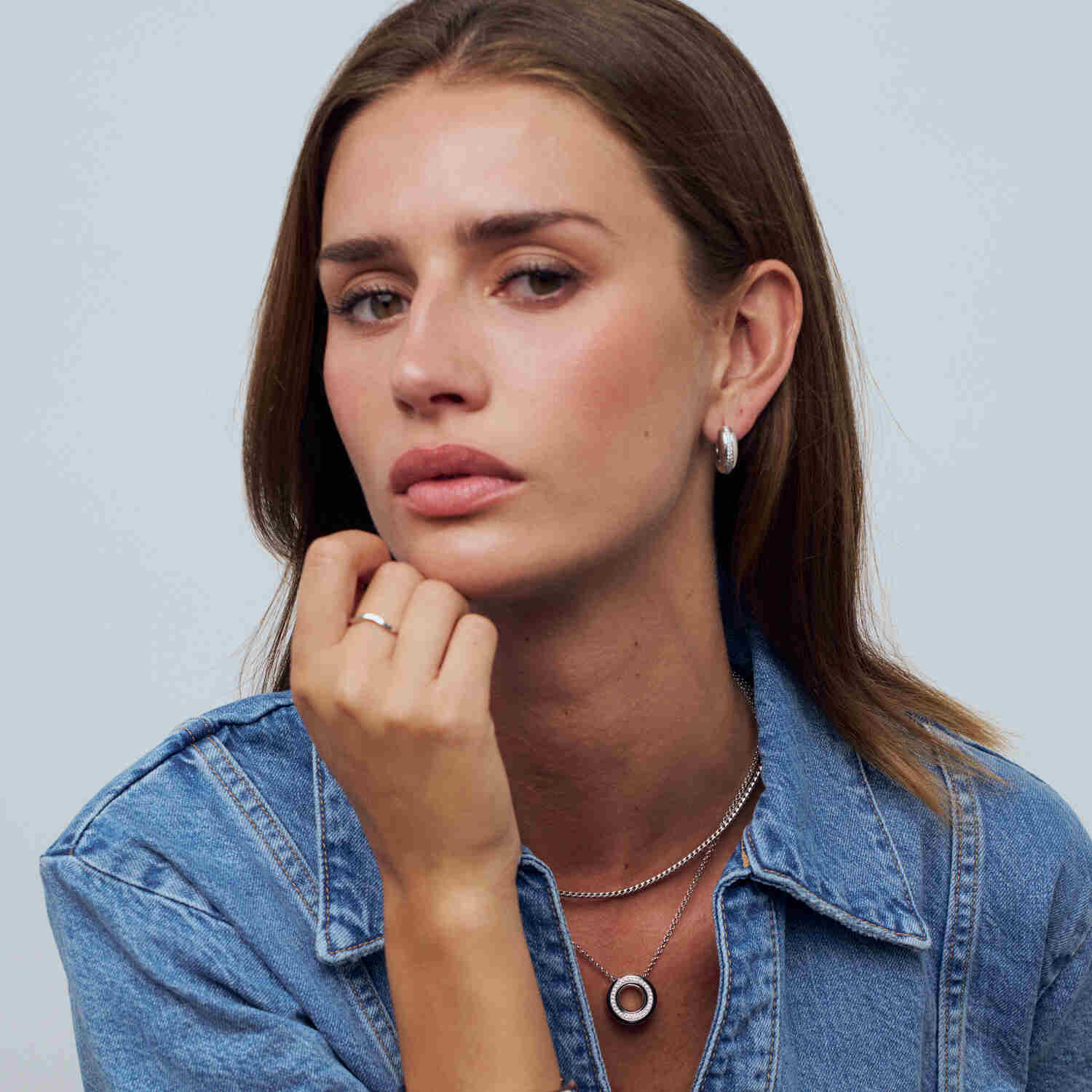Sif Jakobs 925 Sterling Silver Palermo Piccolo Earrings SJ-E2588-CZ - Image 2