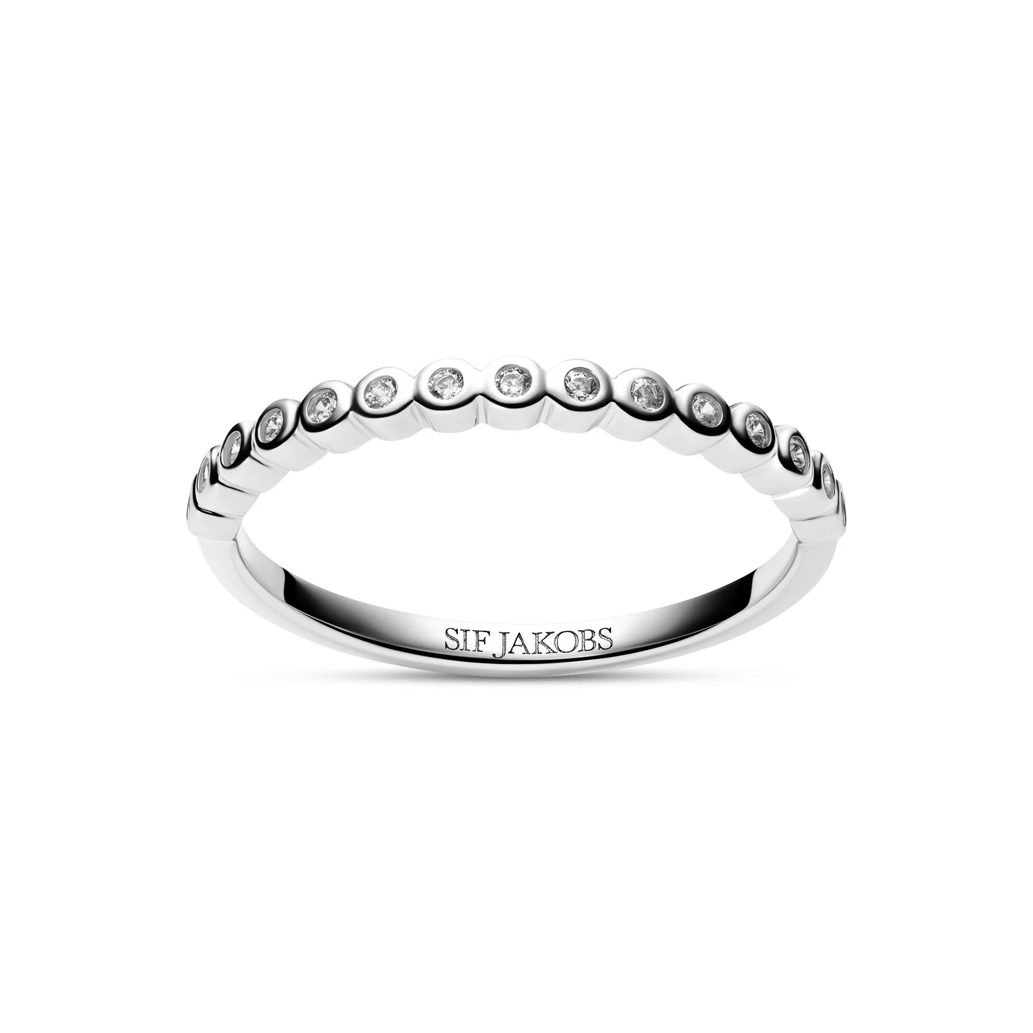 Sif Jakobs 925 Sterling Silver Sarzana Ring SJ-R2750-CZ-56 - Image 3