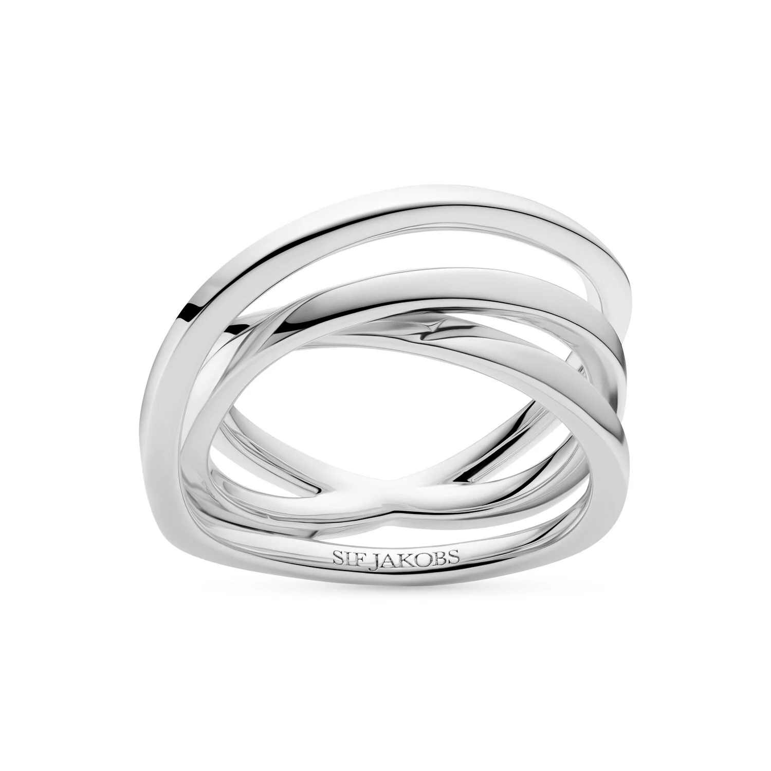 Sif Jakobs 925 Sterling Silver Spirale Pianura Ring SJ-R2590-56 - Image 3